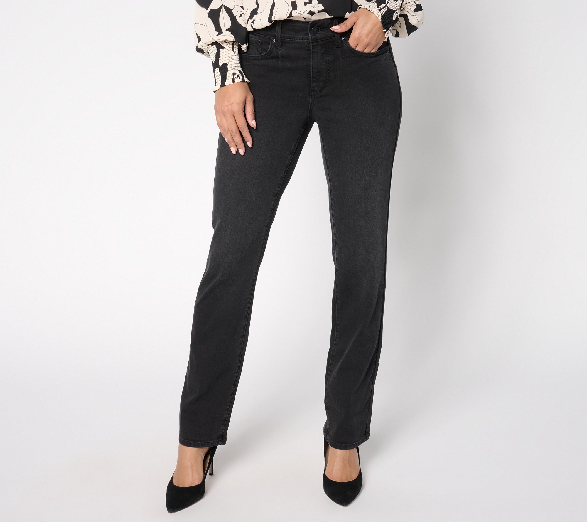 "As Is" NYDJ Marilyn Reg Straight Leg Jean with Sure Stretch