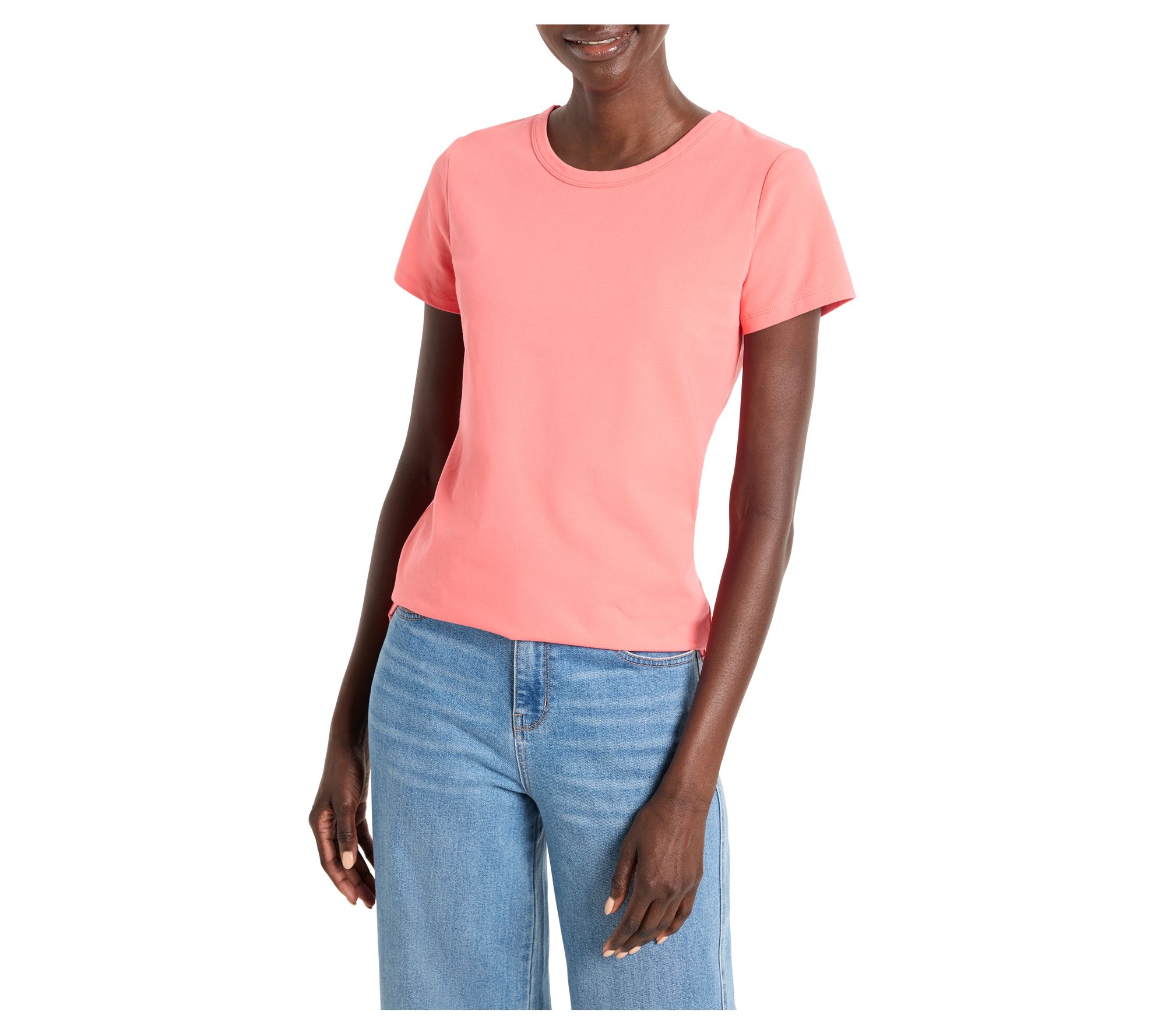 NIC+ZOE Perfect Knit Crew Neck T-Shirt