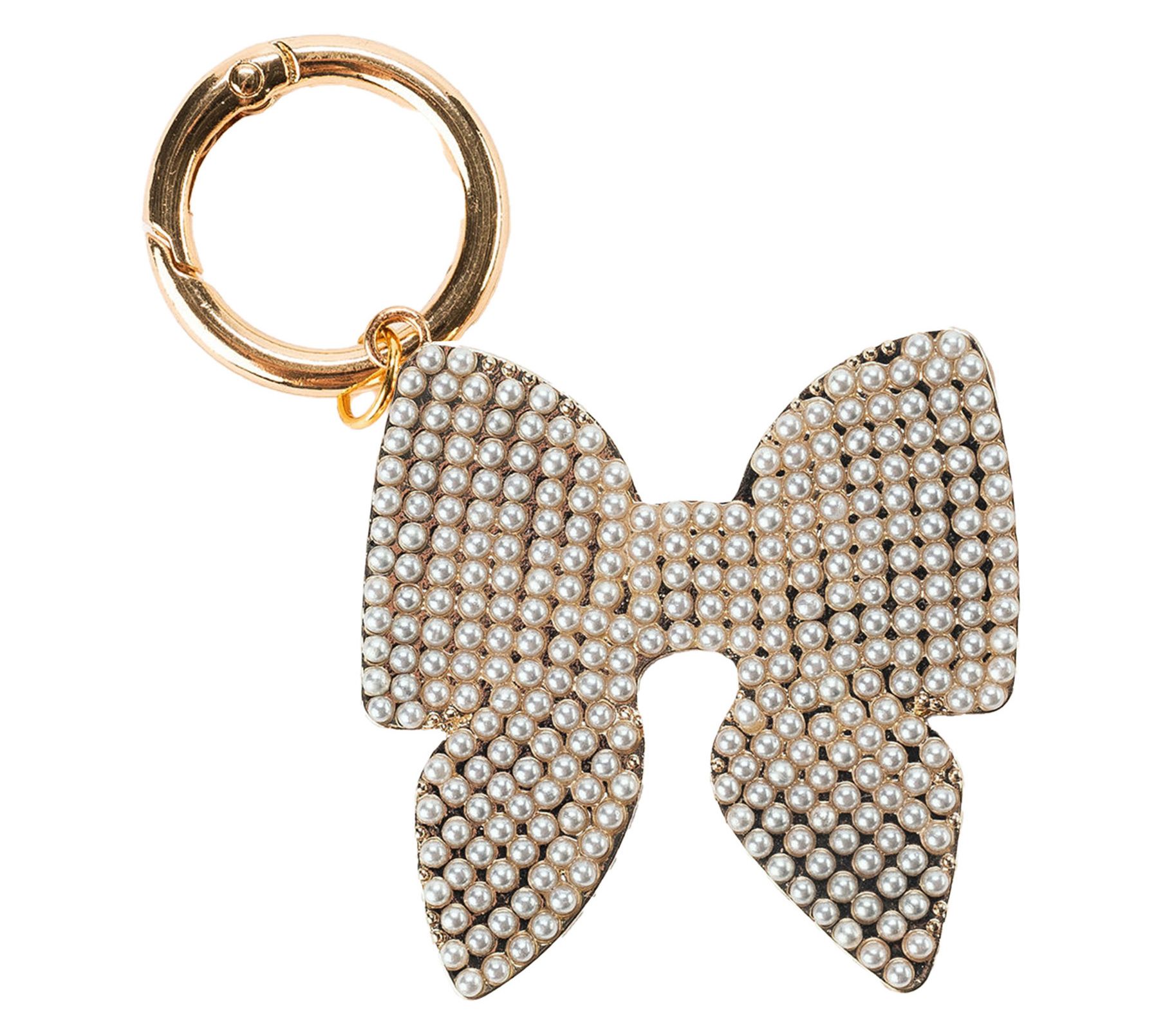 Violet & Brooks Pearl Bow Bag Charm