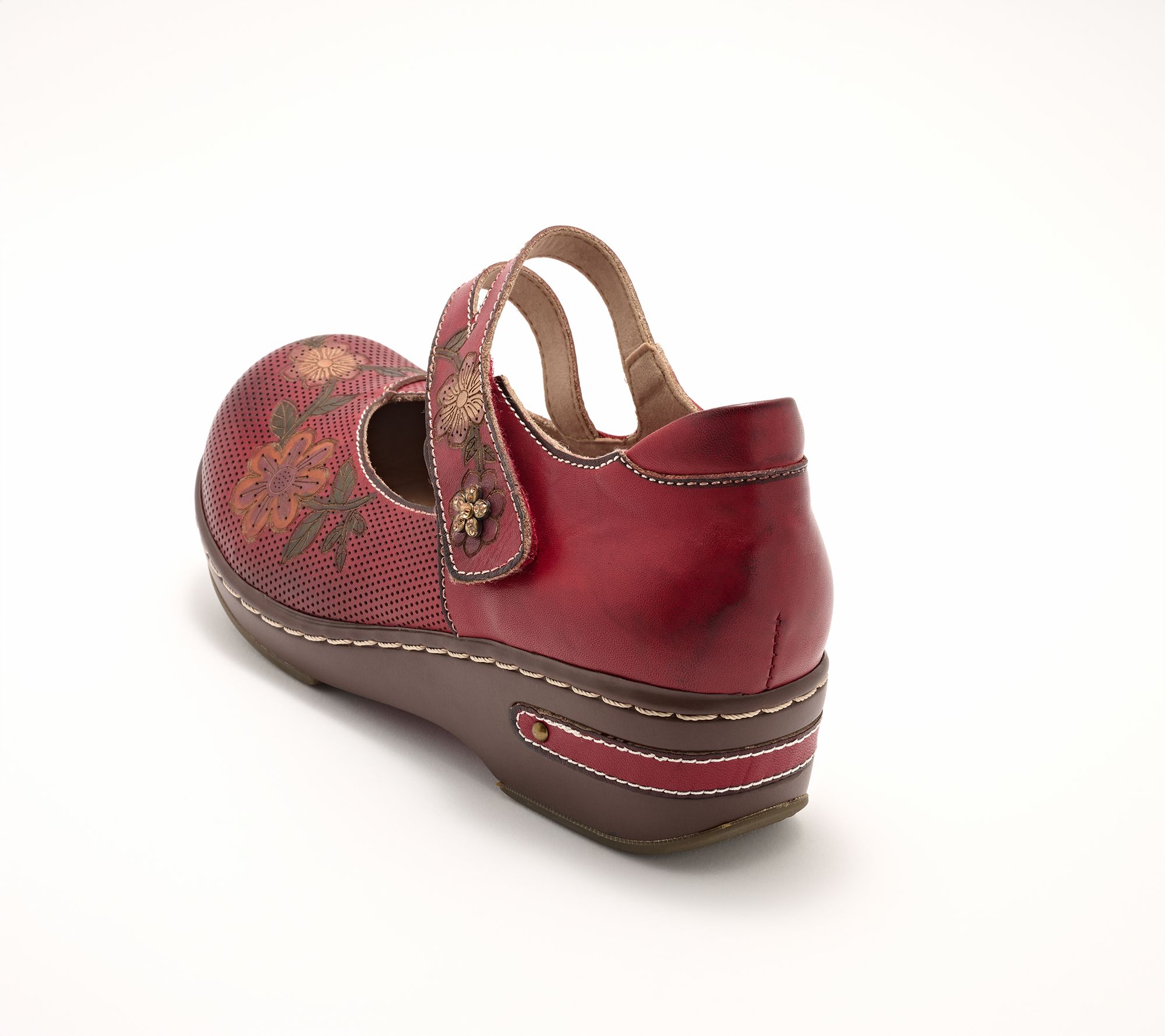L'Artiste by Spring Step Leather Mary Janes - Mamataish - QVC.com