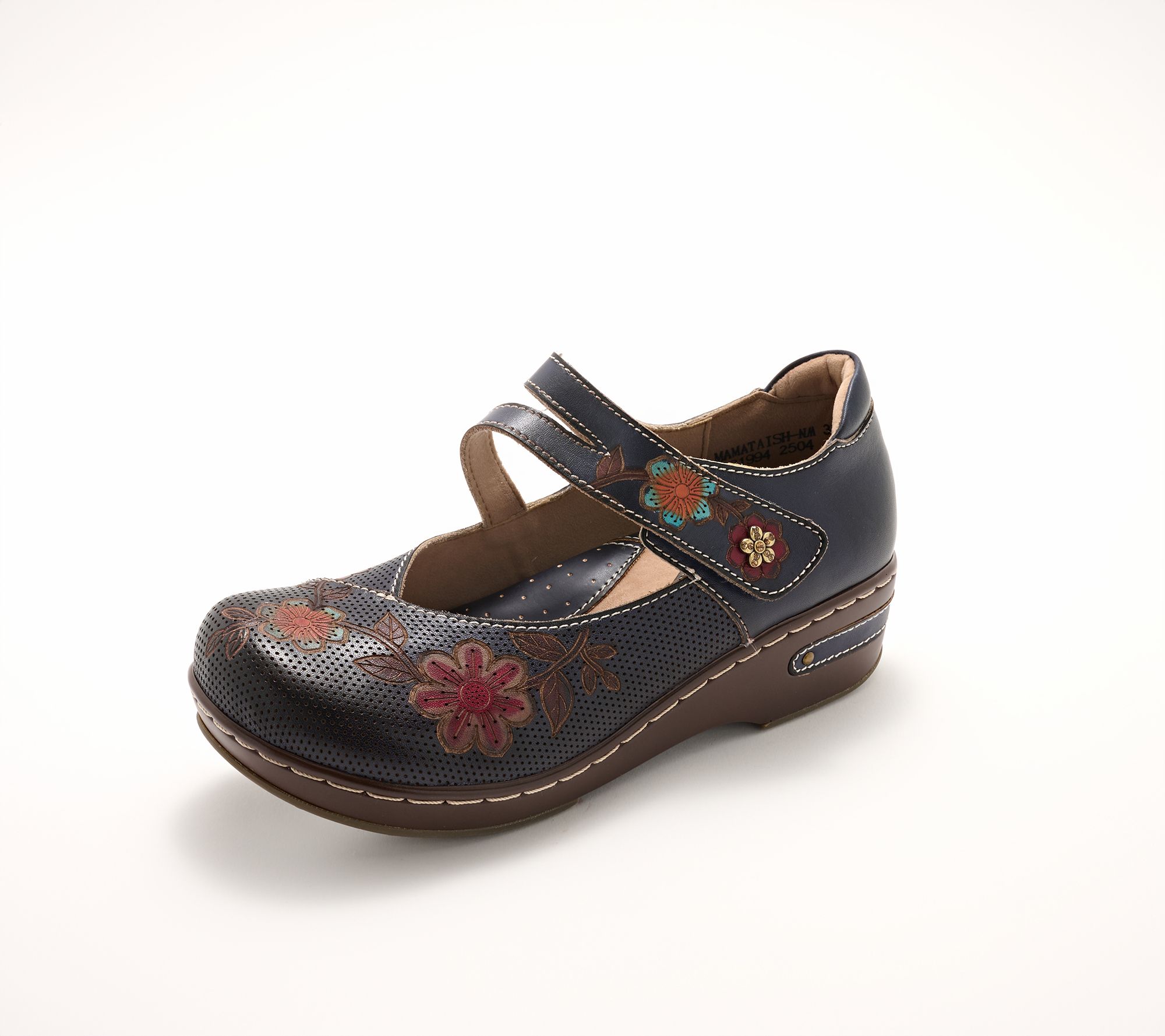 L'Artiste by Spring Step Leather Mary Janes - Mamataish