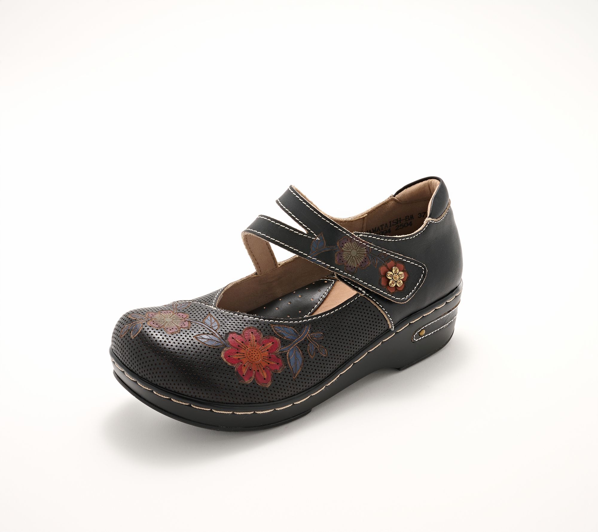 L'Artiste by Spring Step Leather Mary Janes - Mamataish