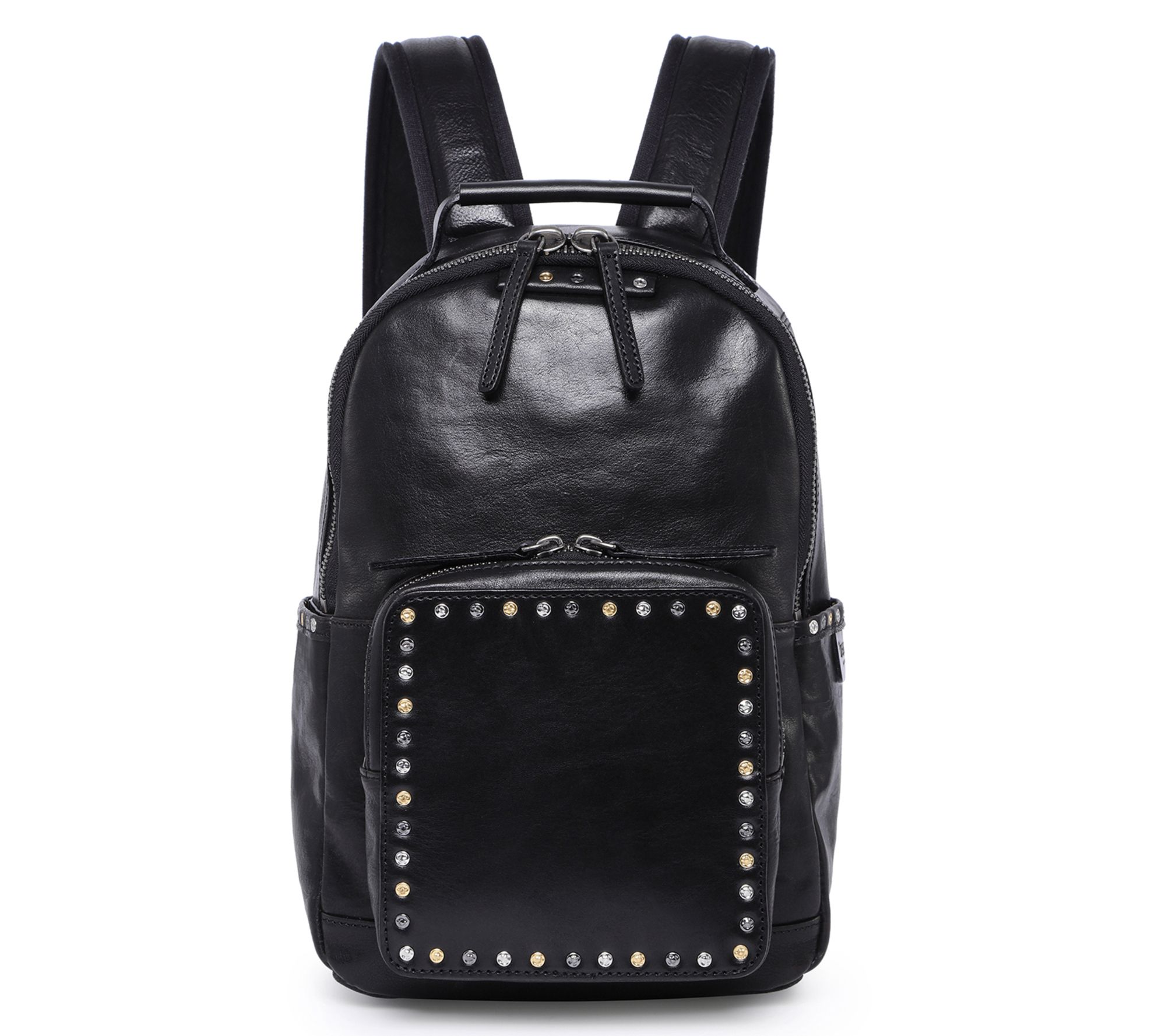 Old Trend West Heritage Leather Small Studded Backpack - QVC.com