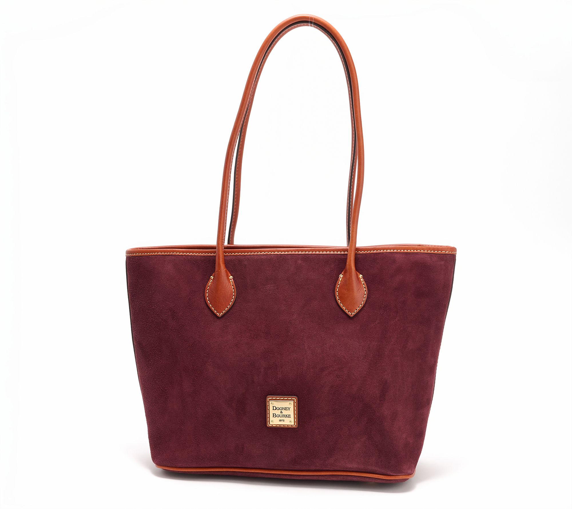 Dooney & Bourke Suede Zip Top Tote