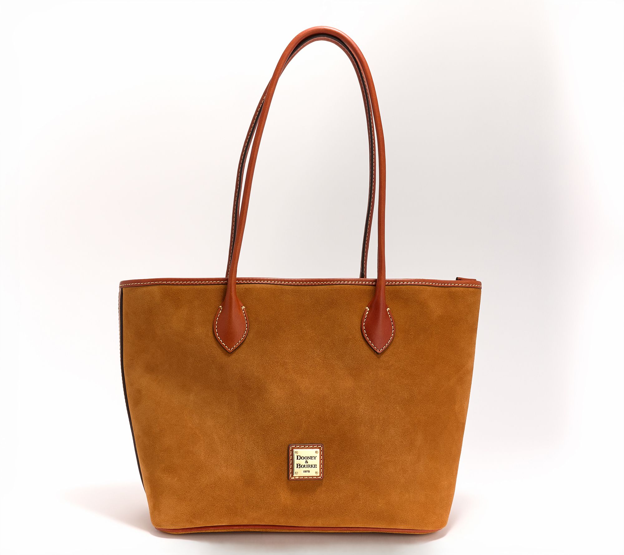 Dooney & Bourke Suede Zip Top Tote