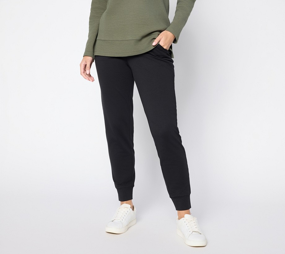 Denim & Co. Regular EasyWear French Terry Ankle Jogger