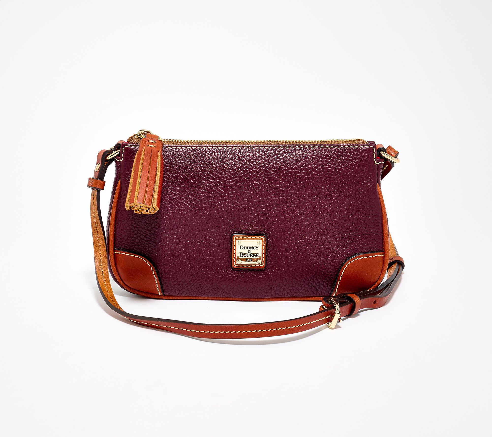 Dooney & Bourke Pebble Leather Slim Crossbody