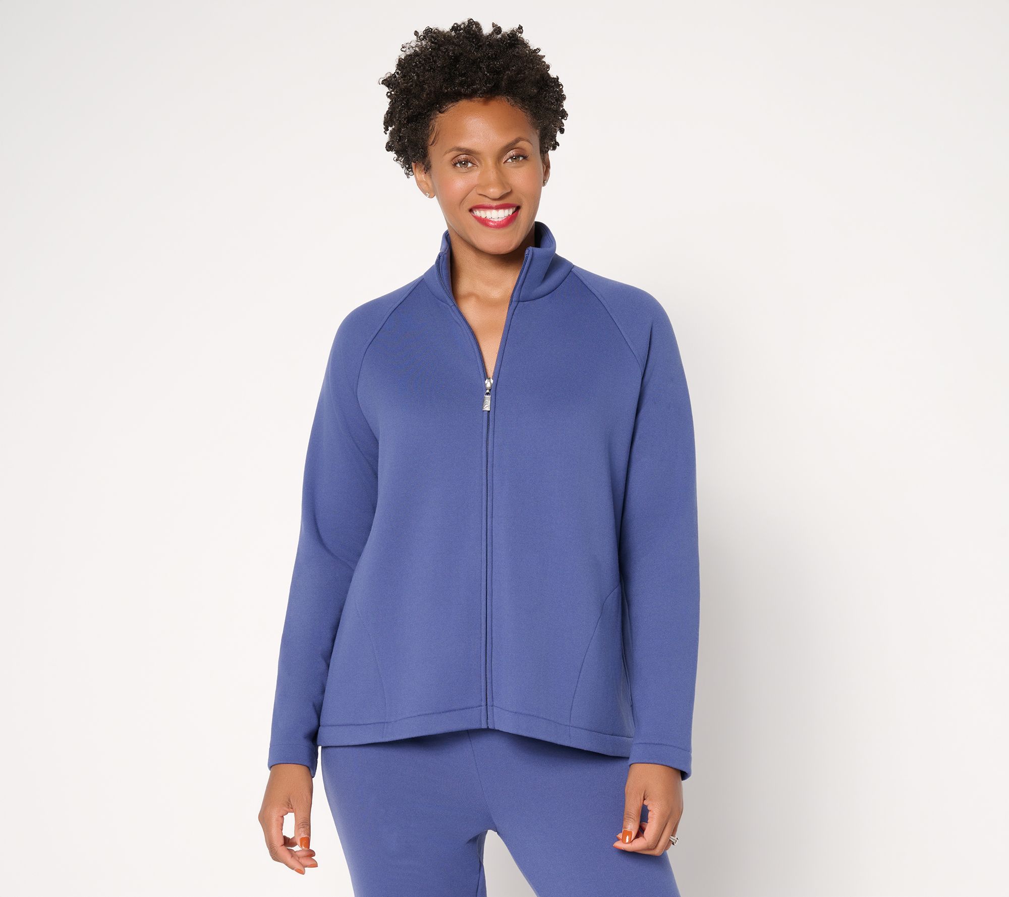  Attitudes by Renee Casa Cozy Zip Front Jacket