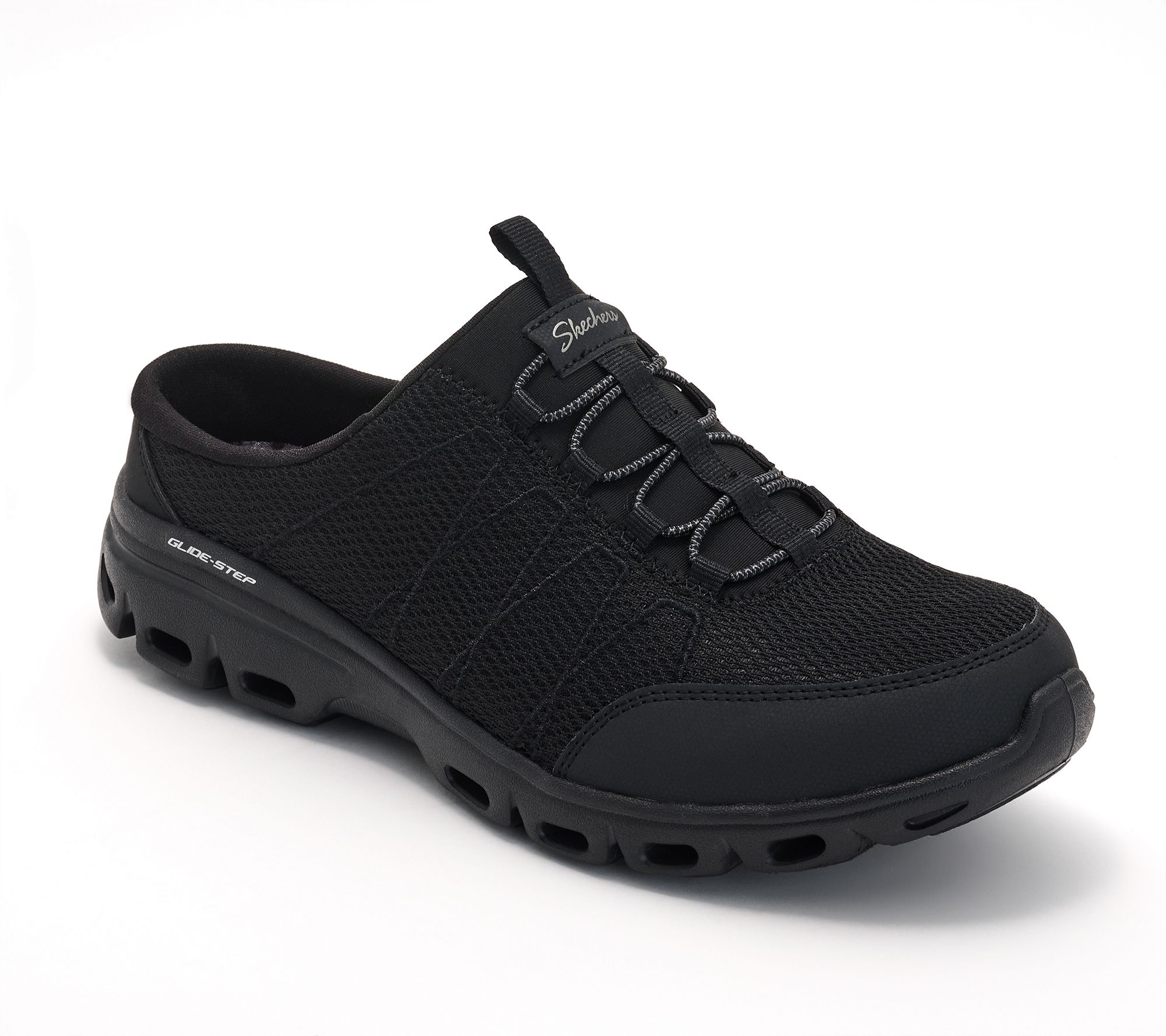 Skechers Glidestep Comfort Vegan Washable Bungee Mules