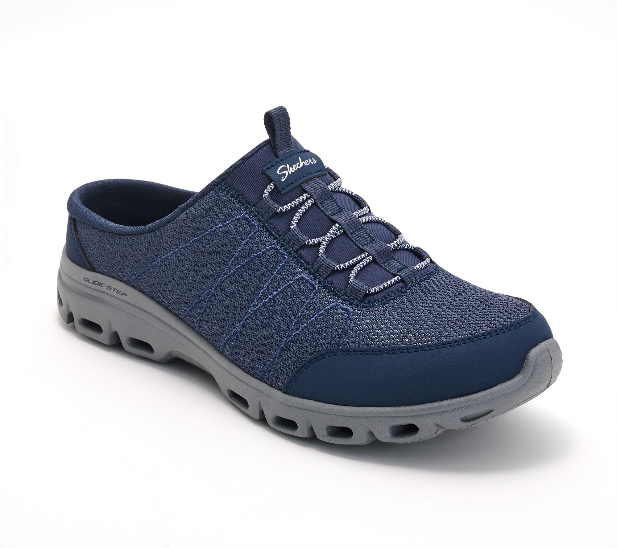 Skechers Glidestep Comfort Vegan Washable Bungee Mules