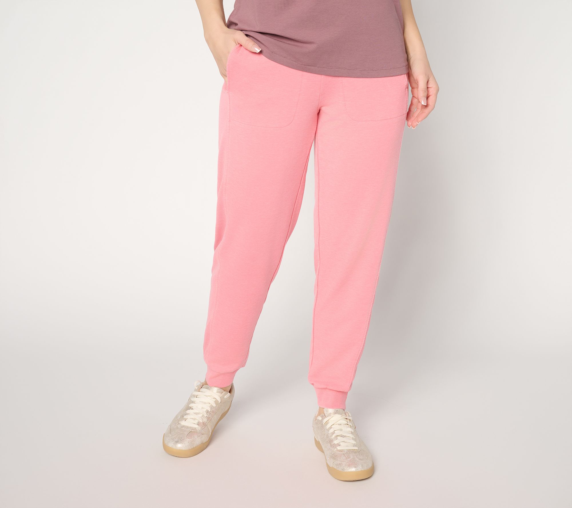 AnyBody Tall Beach Wash Jogger Ankle Pants