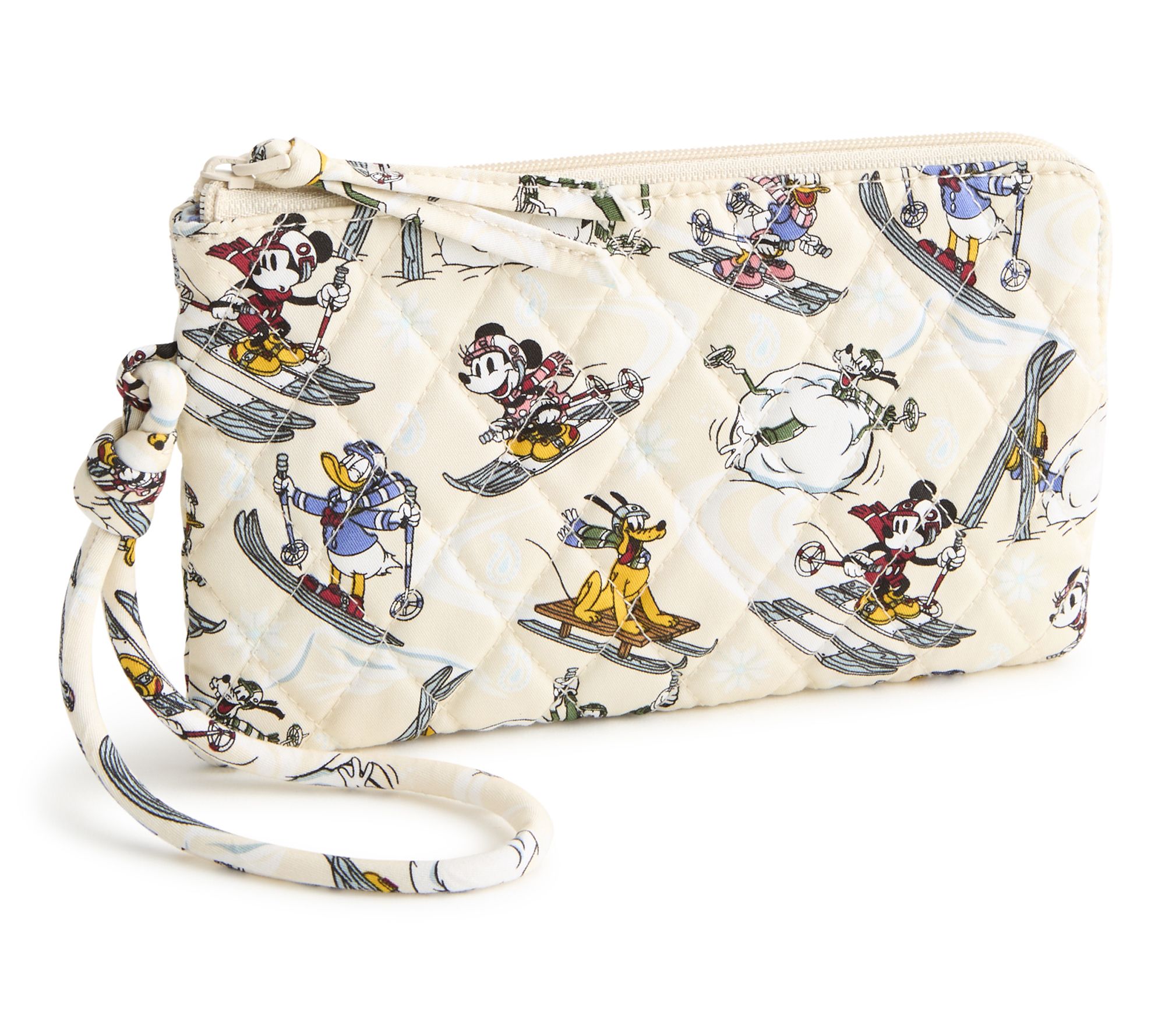 Vera Bradley Disney Skiing Mickey & Friends ZipWristlet