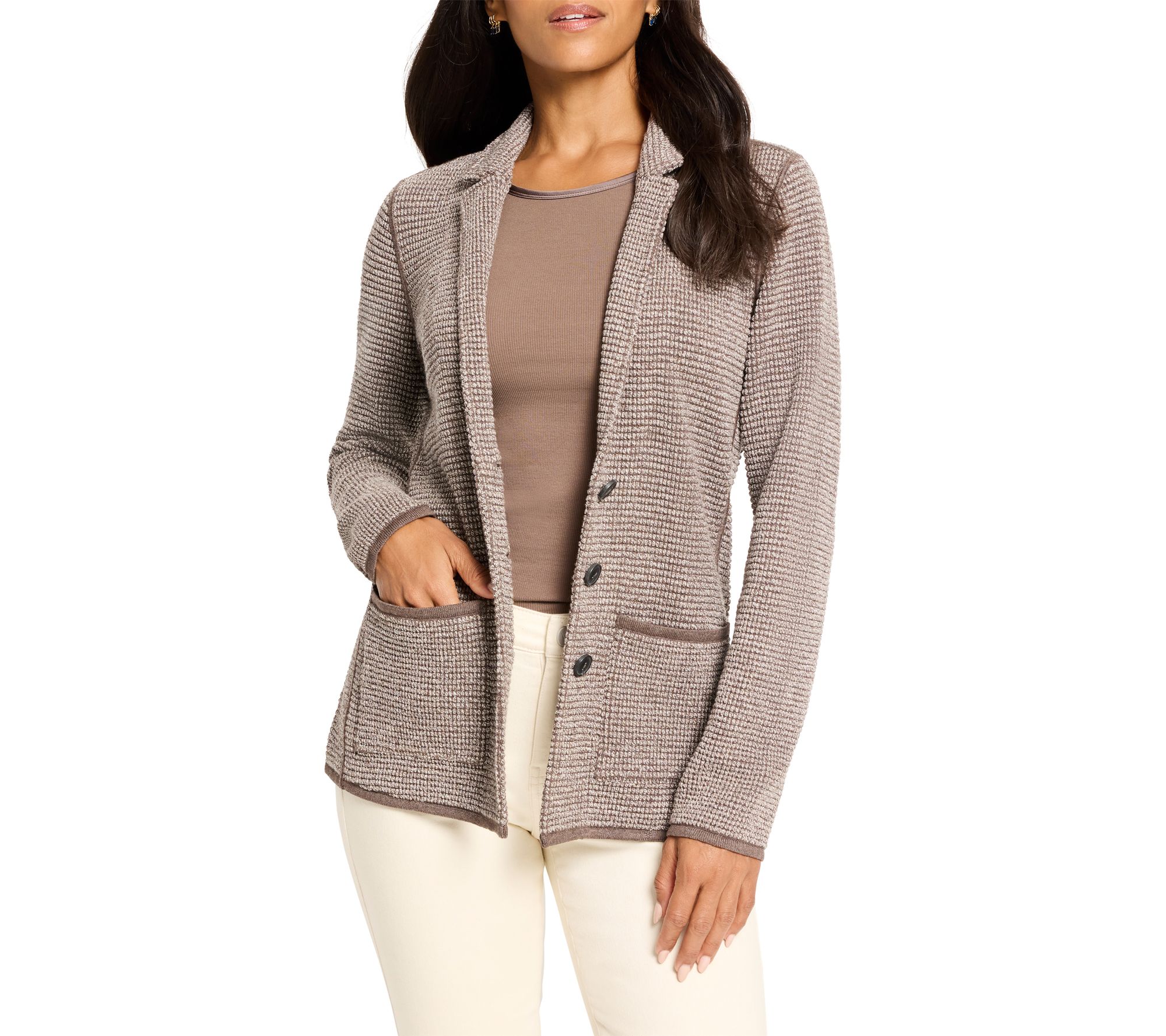 NIC+ZOE Pixel Knit Jacket