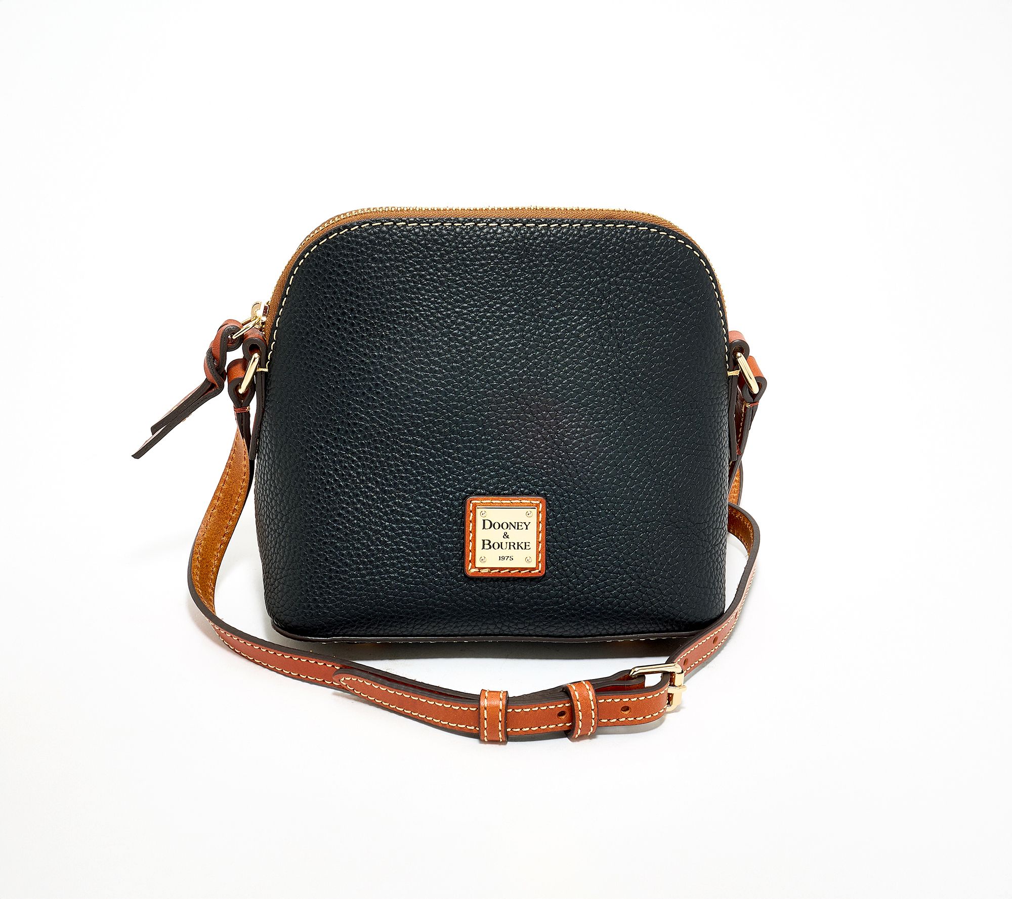 "As Is" Dooney & Bourke Pebble Leather Domed Crossbody