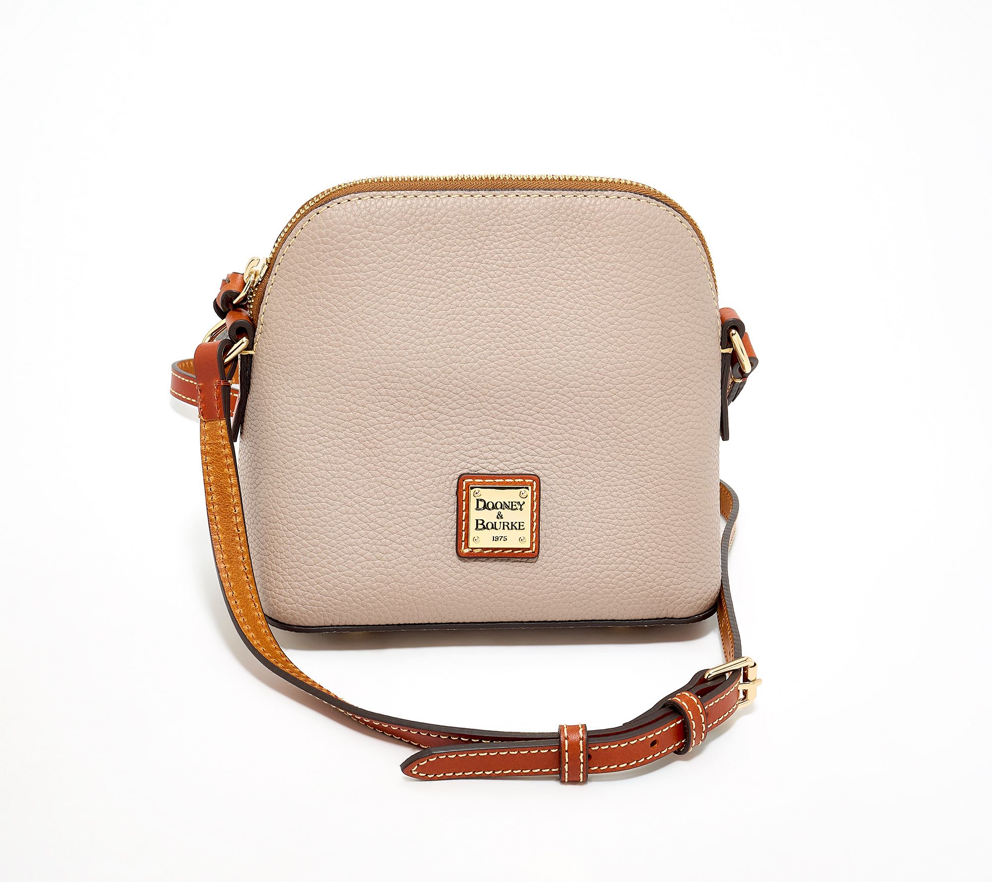 "As Is" Dooney & Bourke Pebble Leather Domed Crossbody