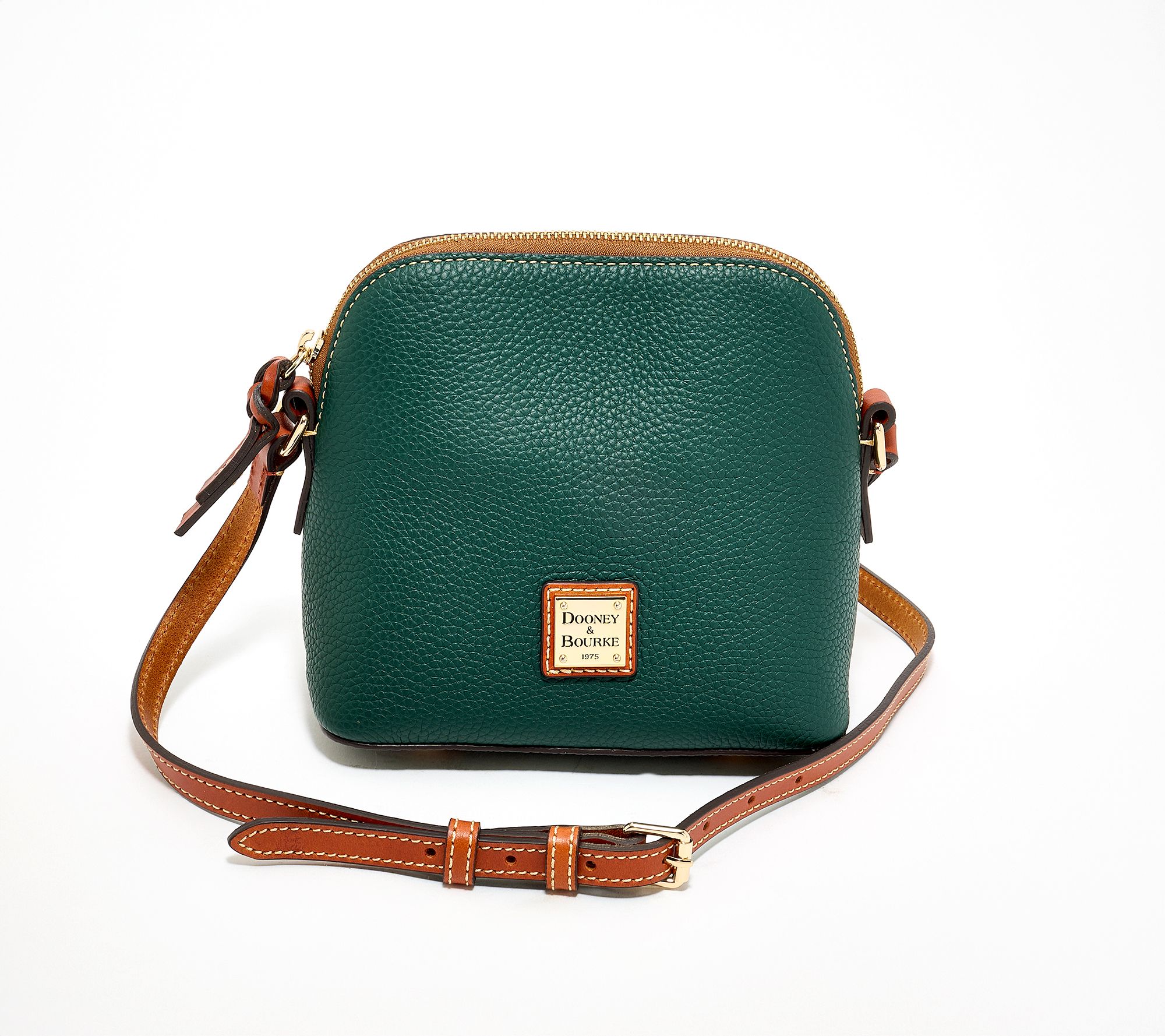 "As Is" Dooney & Bourke Pebble Leather Domed Crossbody