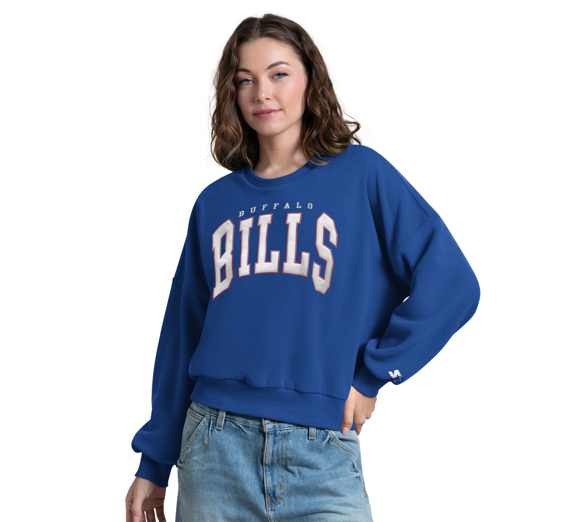 NFL Officially Licensed Starter Women's Polar Fleece Crewneck