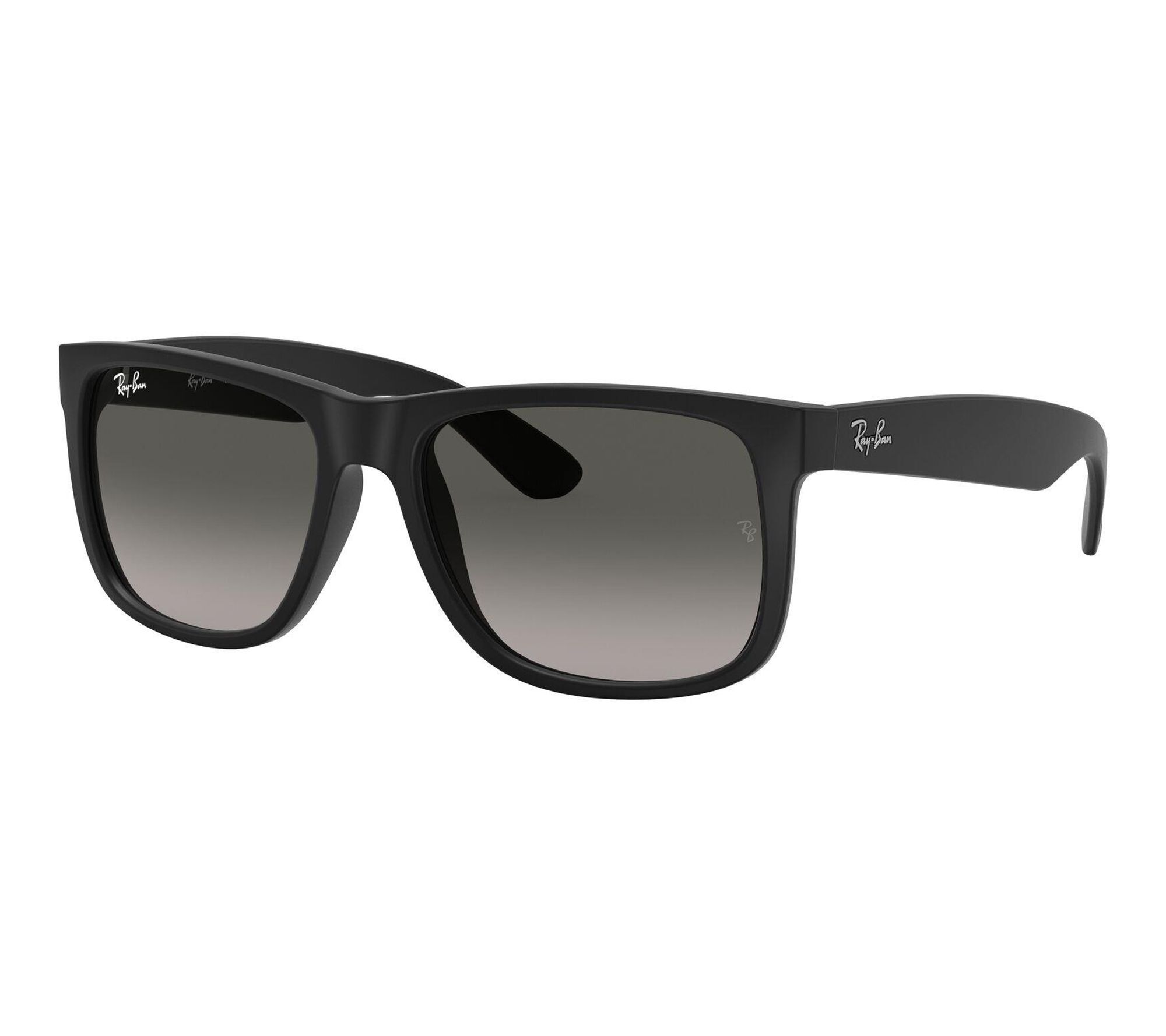 Ray-Ban Justin Classic Sunglasses- Matte Black/ rey-55mm