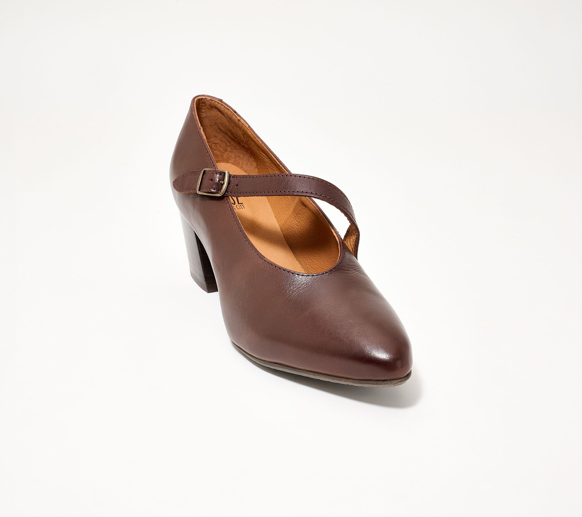 Miz Mooz Leather Heeled Mary Janes - Vanessa