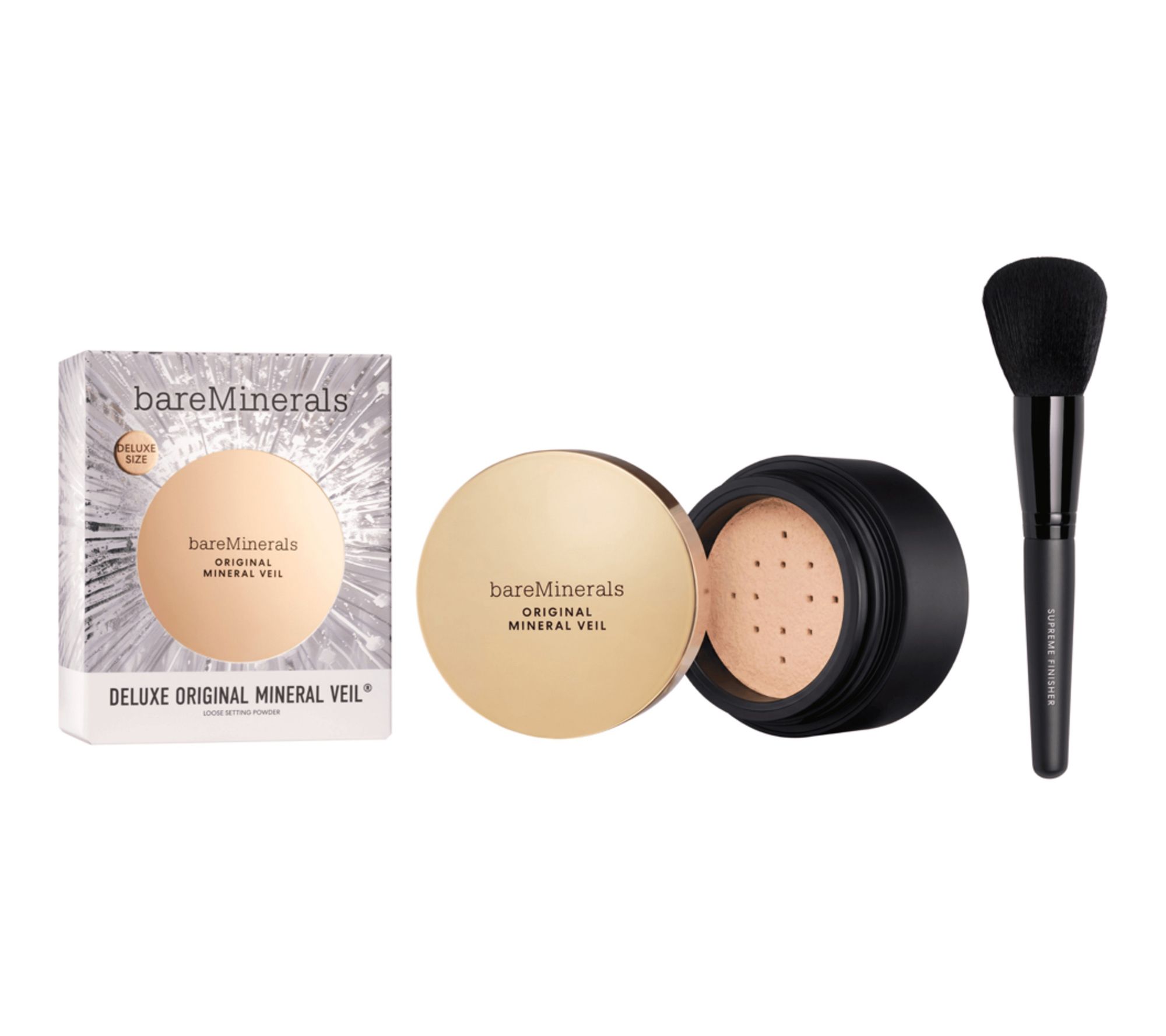 bareMinerals Deluxe Mineral Veil Loose Setting Powder & Brush