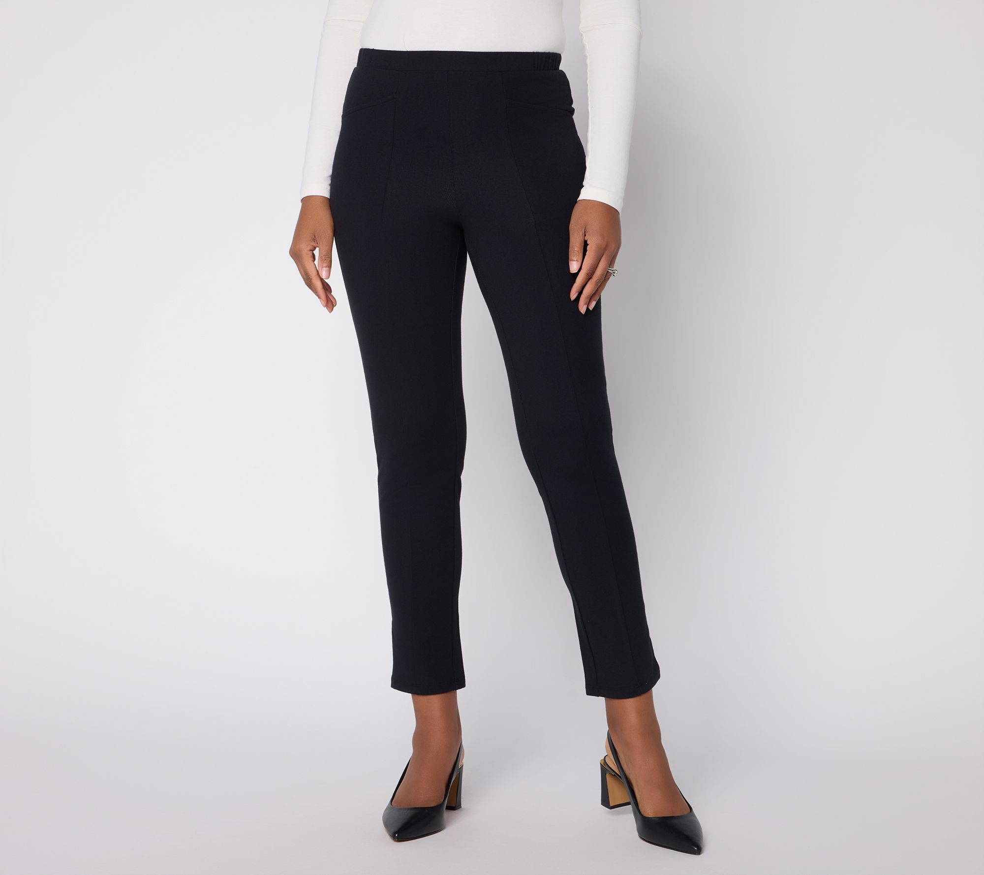"As Is" Women with Control Pet 86/14 Slim Leg Ankle Length Pant