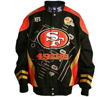 NFL San Francisco 49ers Scoreboard Jacket - QVC.com
