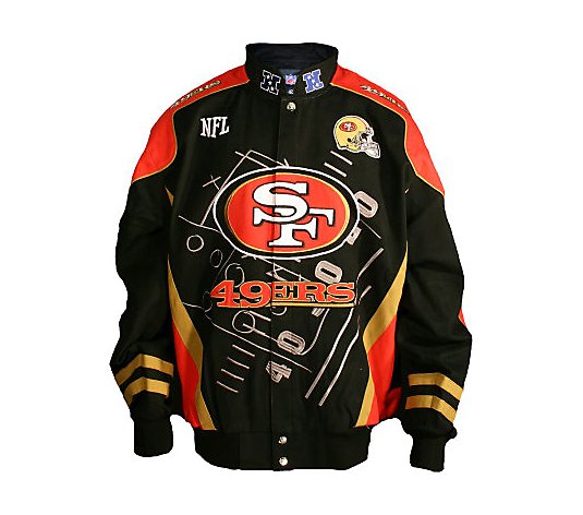 NFL San Francisco 49ers Scoreboard Jacket - QVC.com