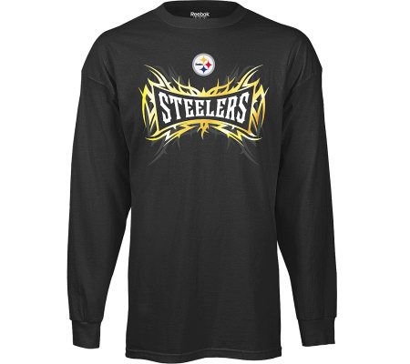 NFL Pittsburgh Steelers Long Sleeve Outlast Brand T-Shirt 