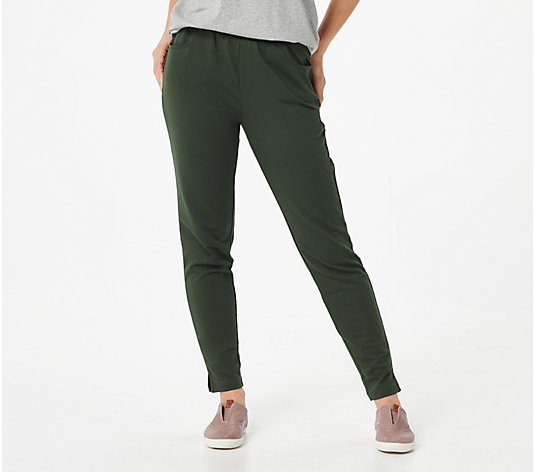 LOGO Lounge by Lori Goldstein Petite French Terry Pull-On Pant