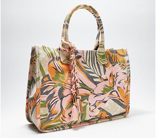 Vince Camuto Printed Canvas Tote - Orla