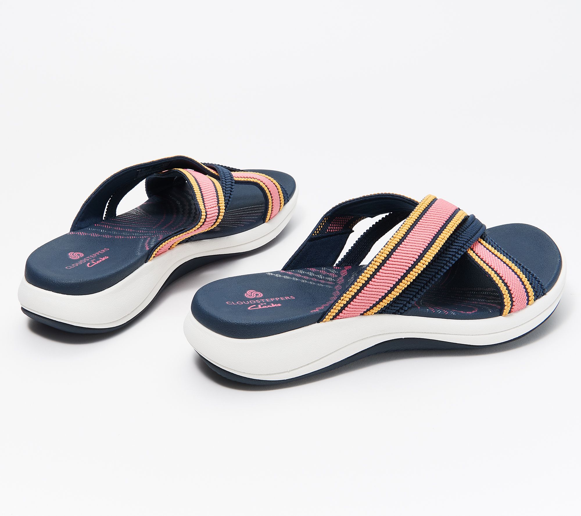 Clarks Sport Slide Sandals - Mira Isle - QVC.com
