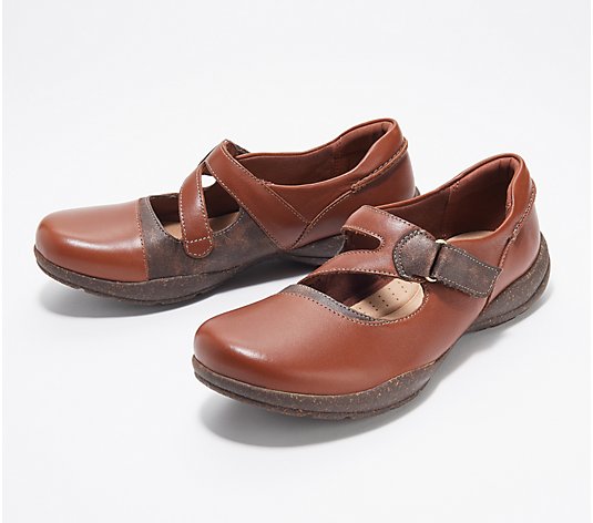 Clarks Collection Leather Mary Janes - Roseville Jane