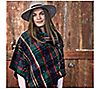 Tickled Pink Patrick Plaid Button Poncho, 1 of 4