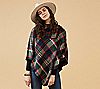 Tickled Pink Patrick Plaid Button Poncho, 2 of 4