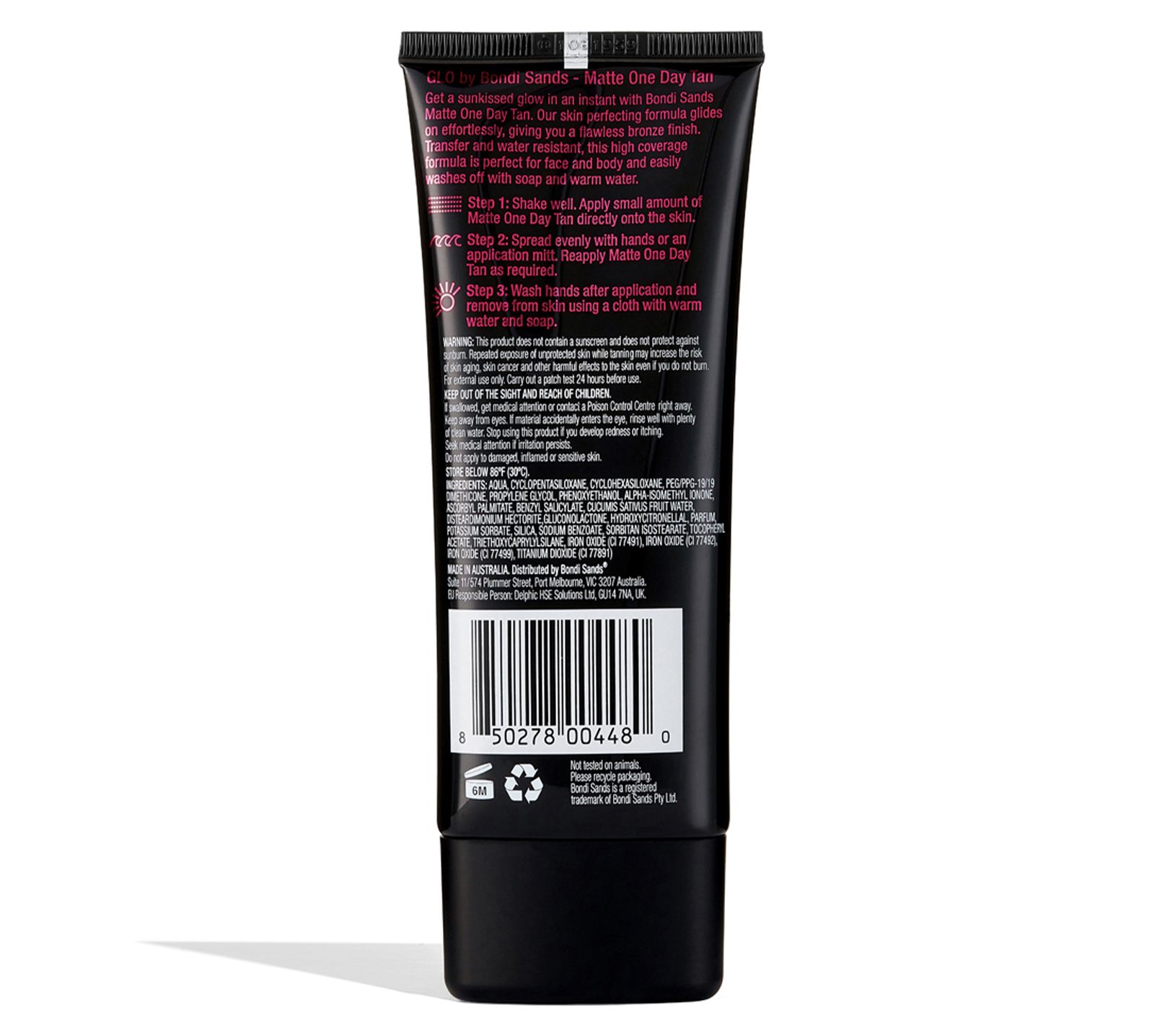 Bondi Sands GLO Matte One Day Tan Lotion