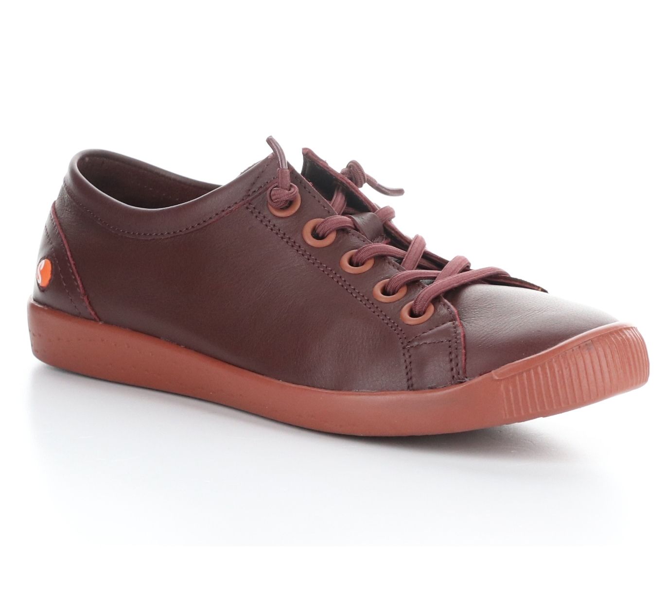 Softino's Leather Fashion Sneakers - Isla Sky B lue