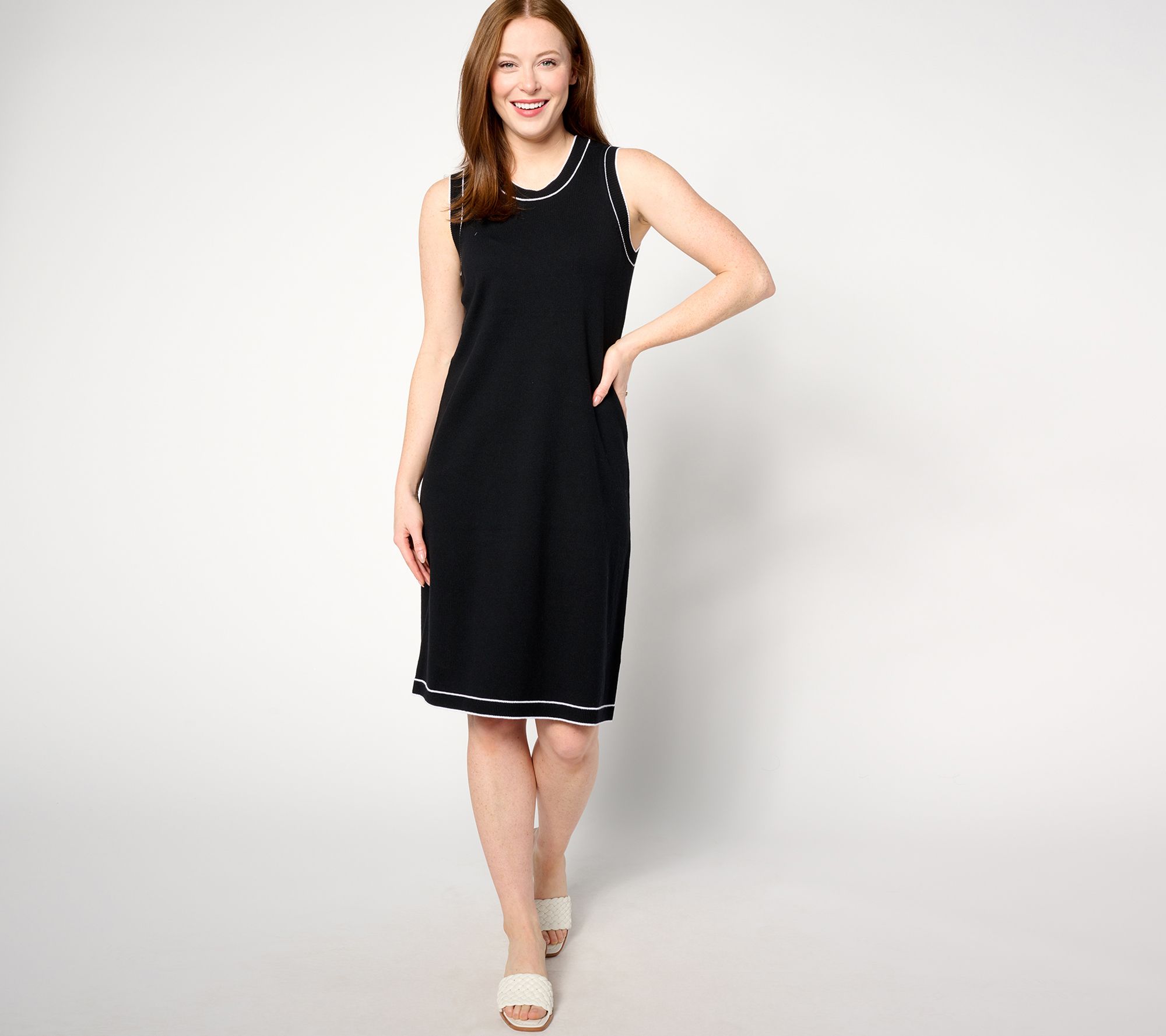 Qvc black dress best sale