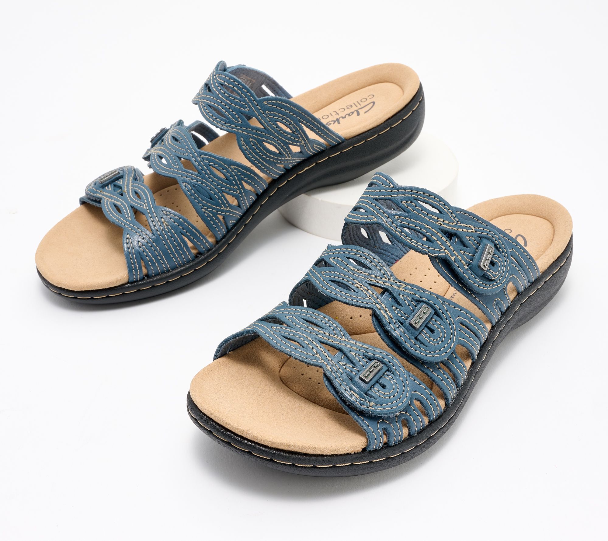 Clarks sandals fashion on qvc