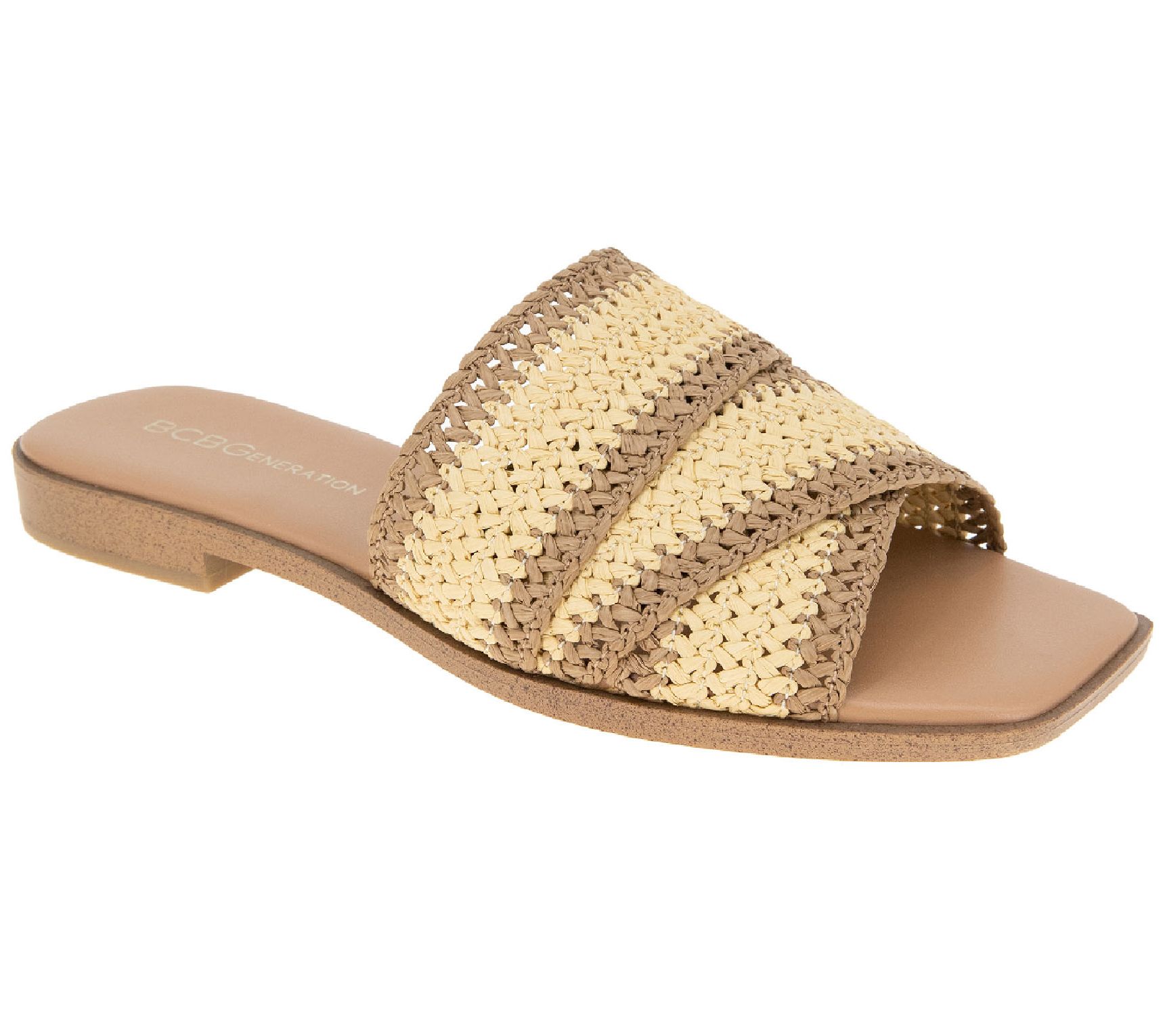 BCBGeneration Raffia Criss Cross Flat - Lileen