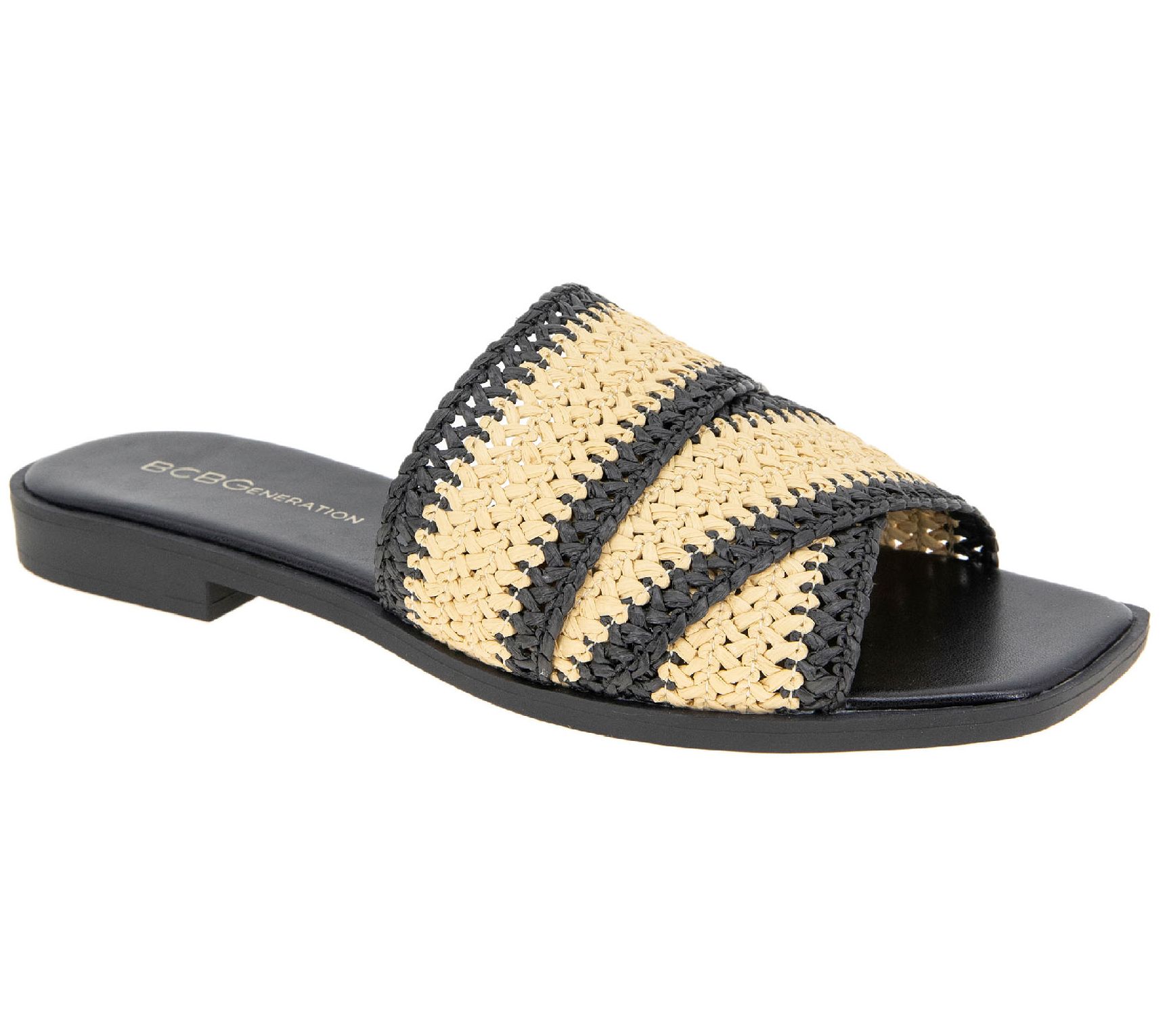 BCBGeneration Raffia Criss Cross Flat - Lileen