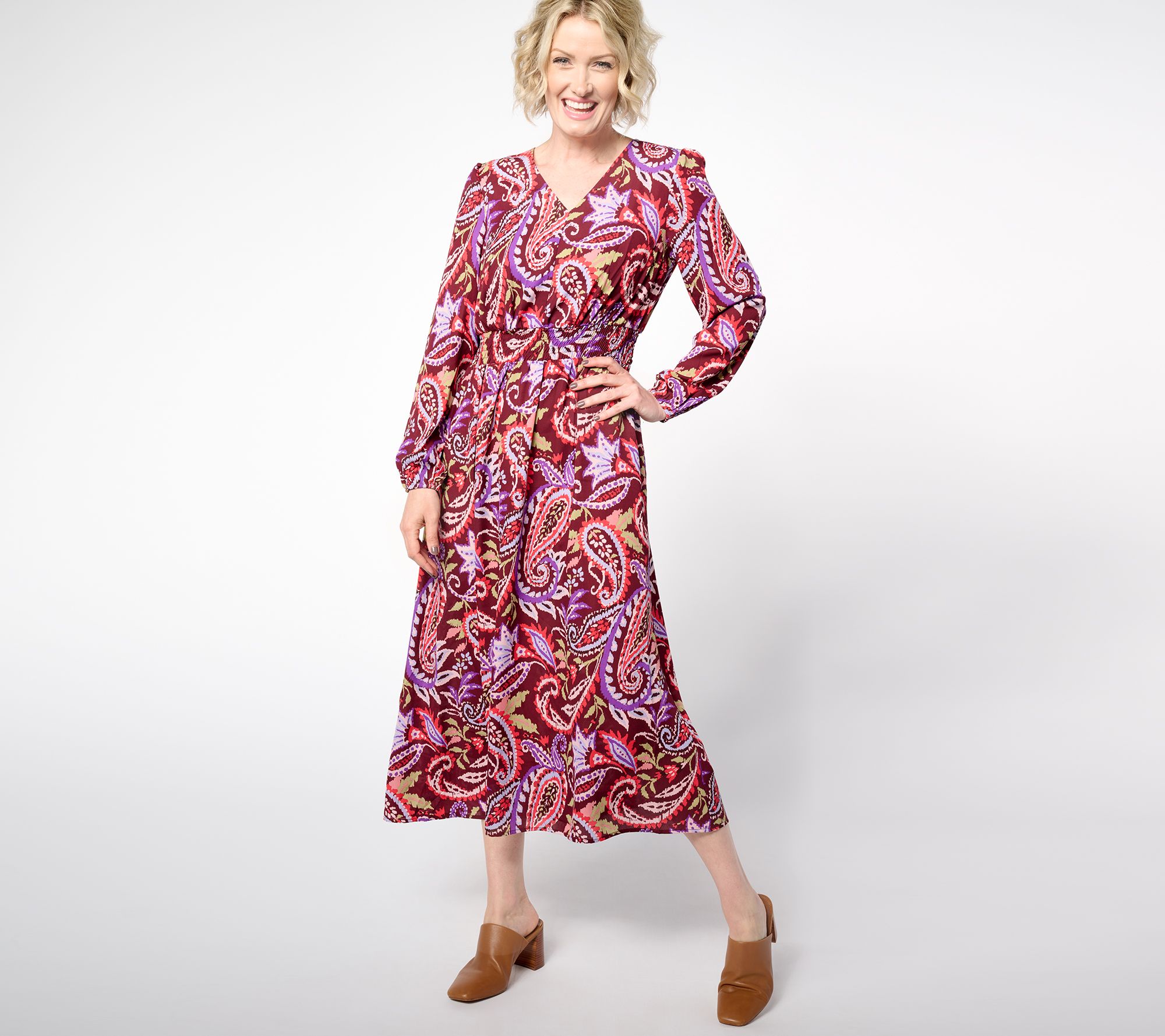 Belle Boho by Kim Gravel Petite Rustic Paisley Dress