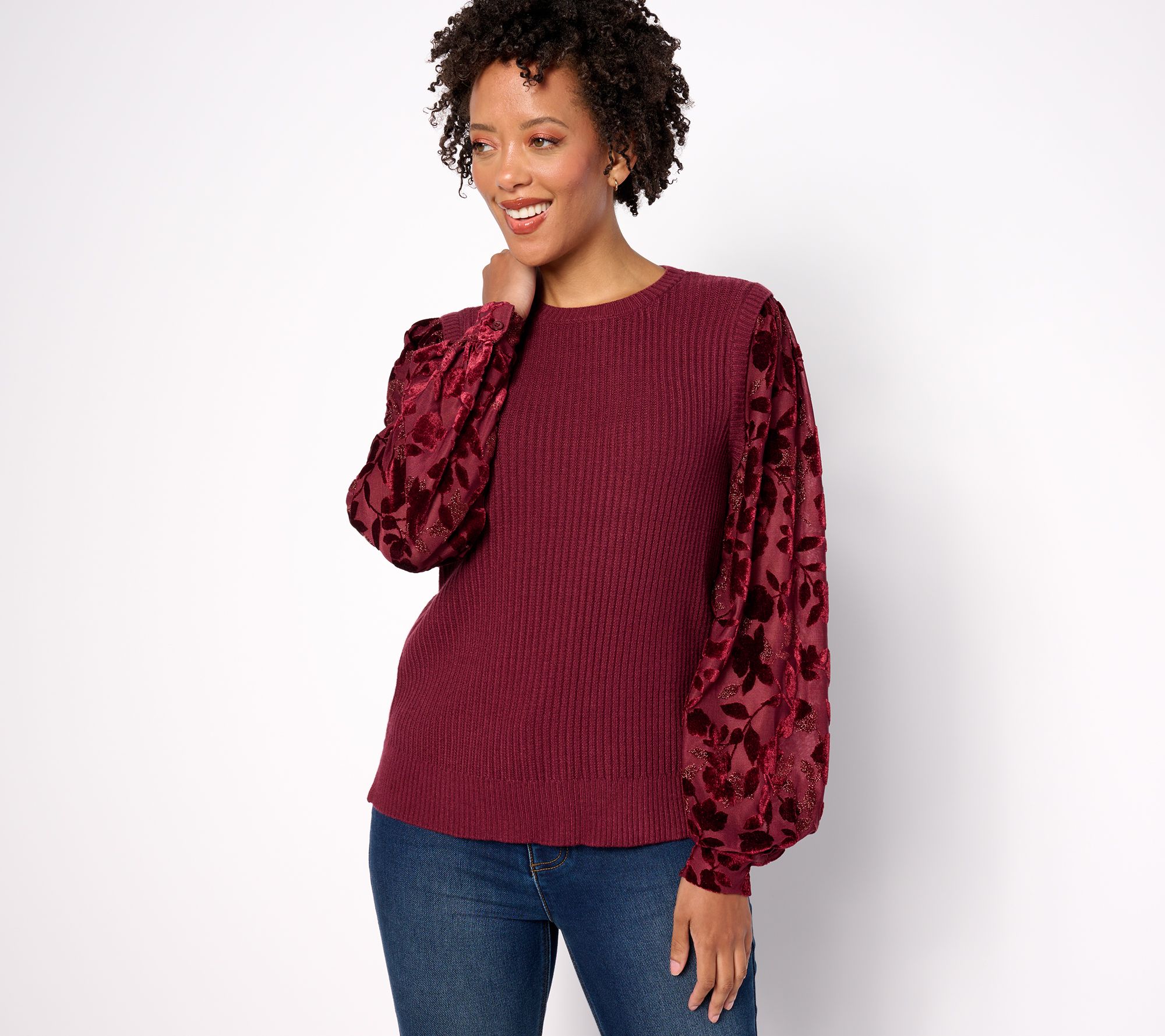 Isaac Mizrahi Live! Fringe Hem Longline Sweater Cardigan 