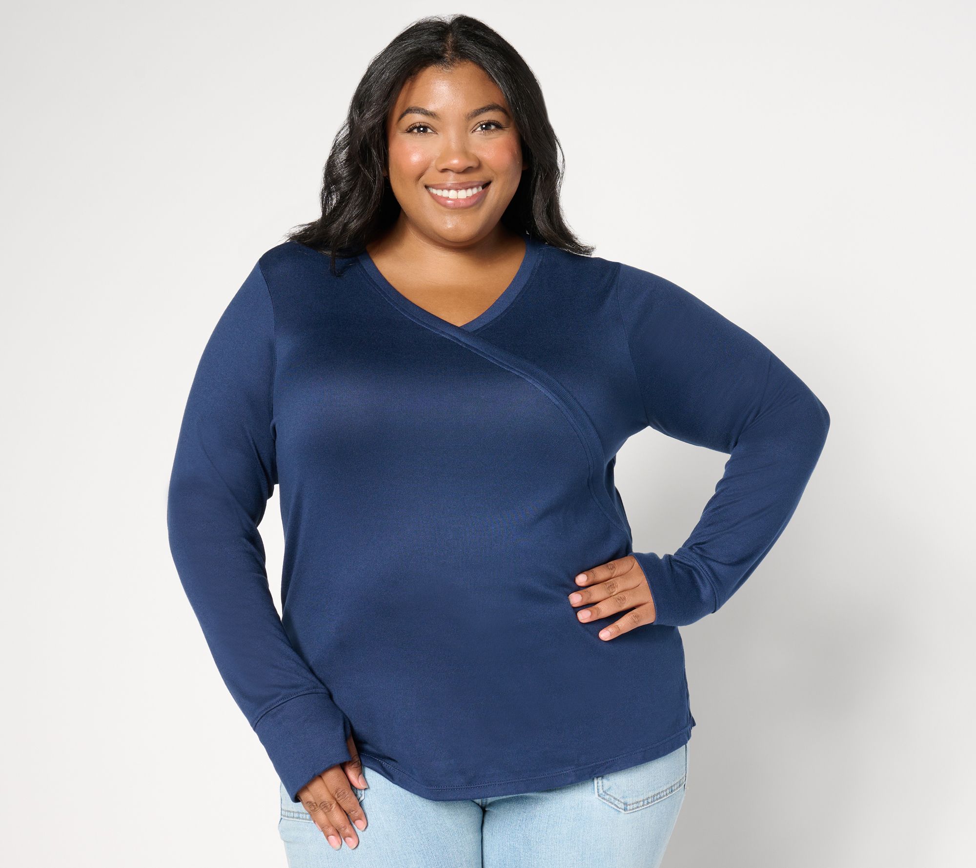 Cuddl Duds Seriously Soft Wrap Over Top