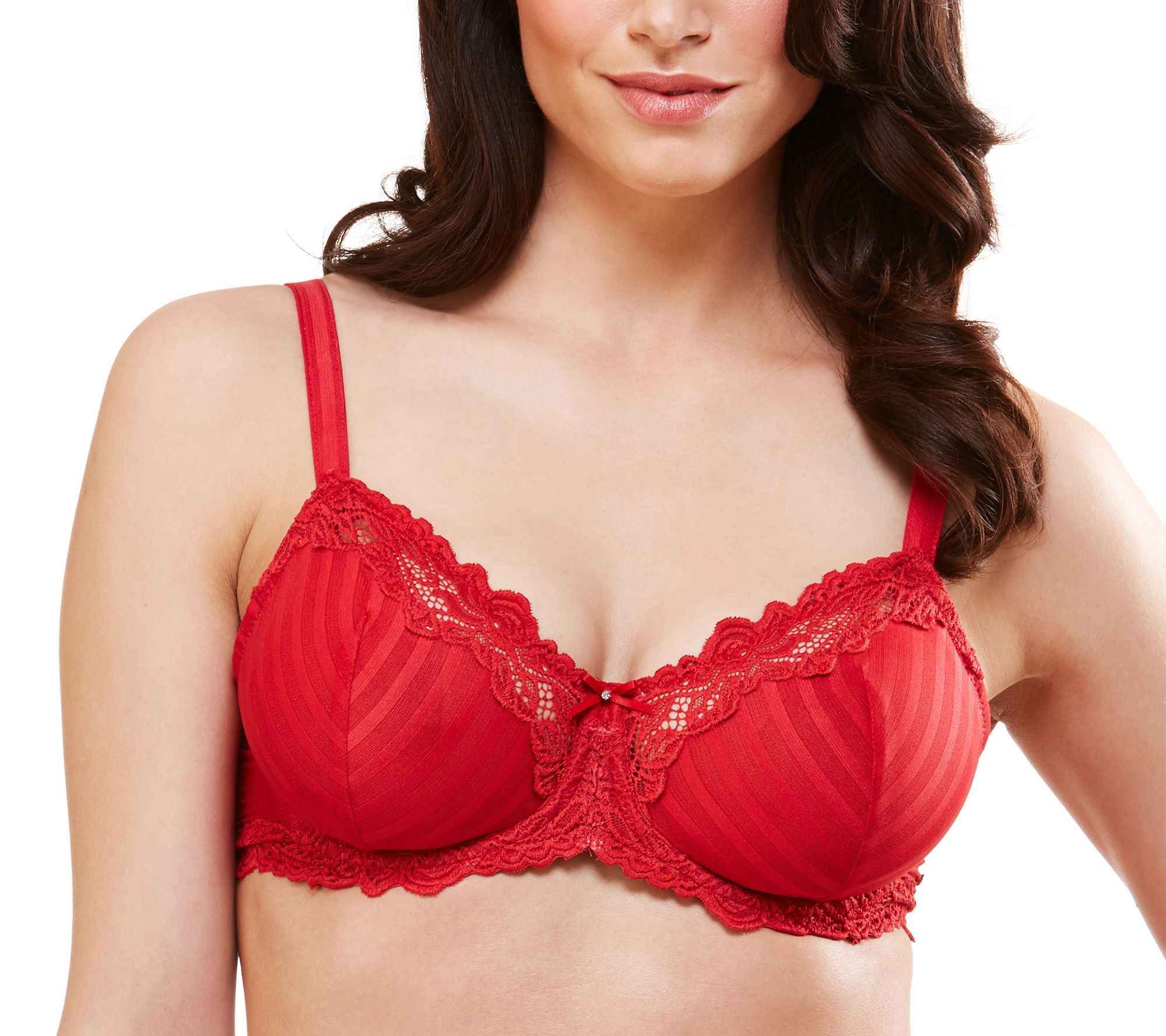 Lunaire Barbados Mesh Underwire Bra with Lace Detail