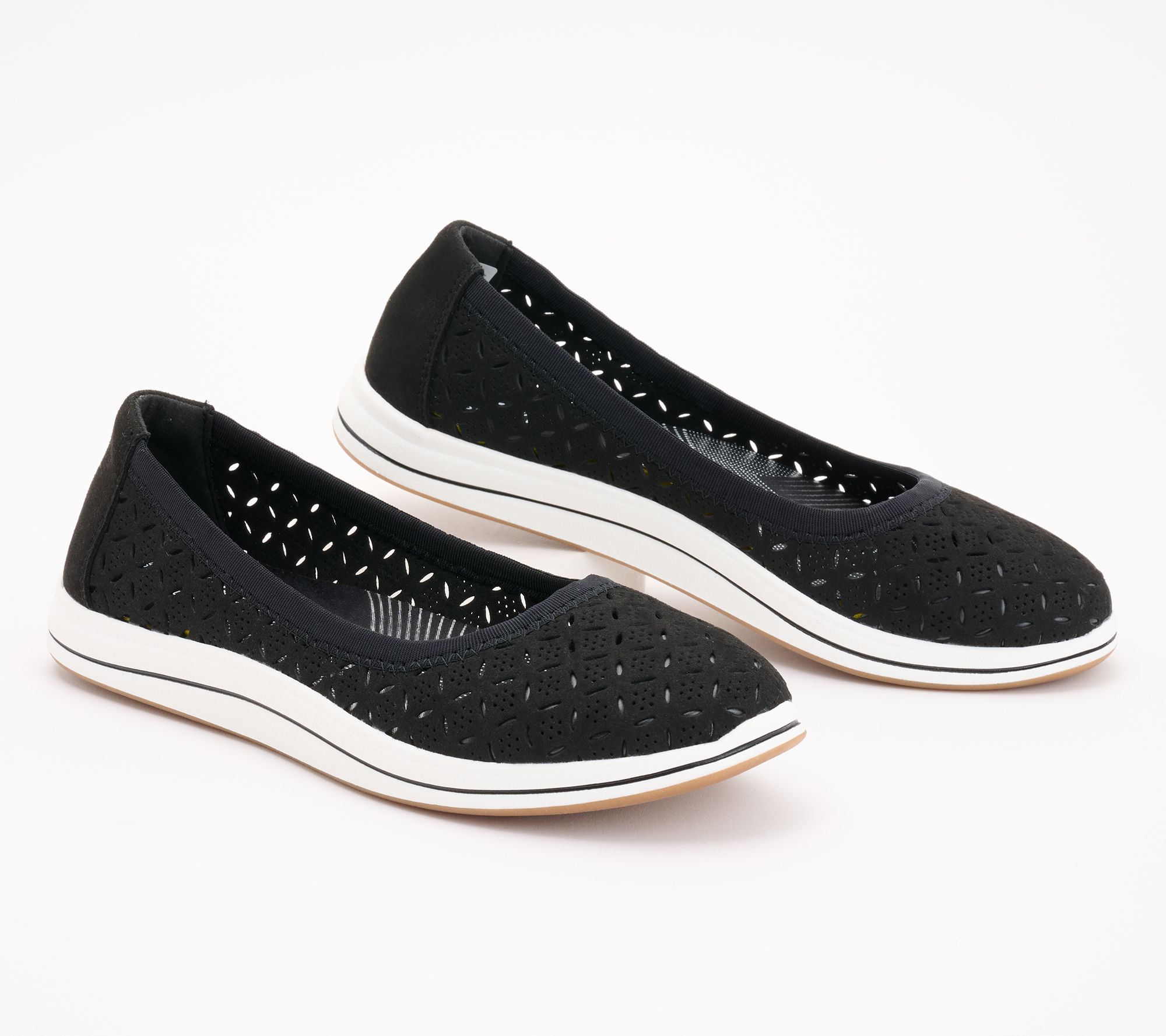 "As Is" Clarks Cloudsteppers Stretch Slip On Breeze Roam