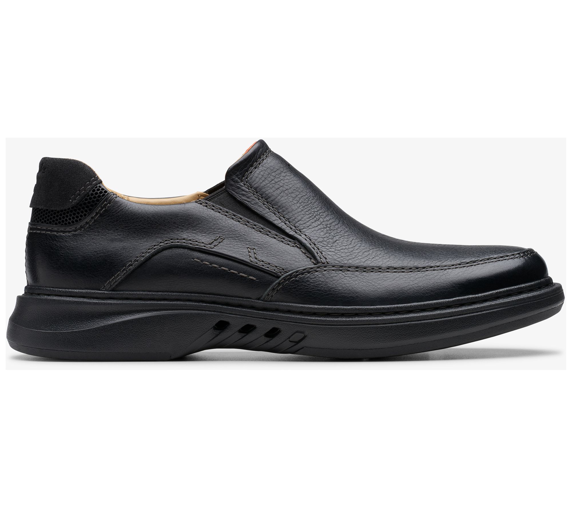 Clarks Men's Leather Comfort Slip-On- Un BrileyStep