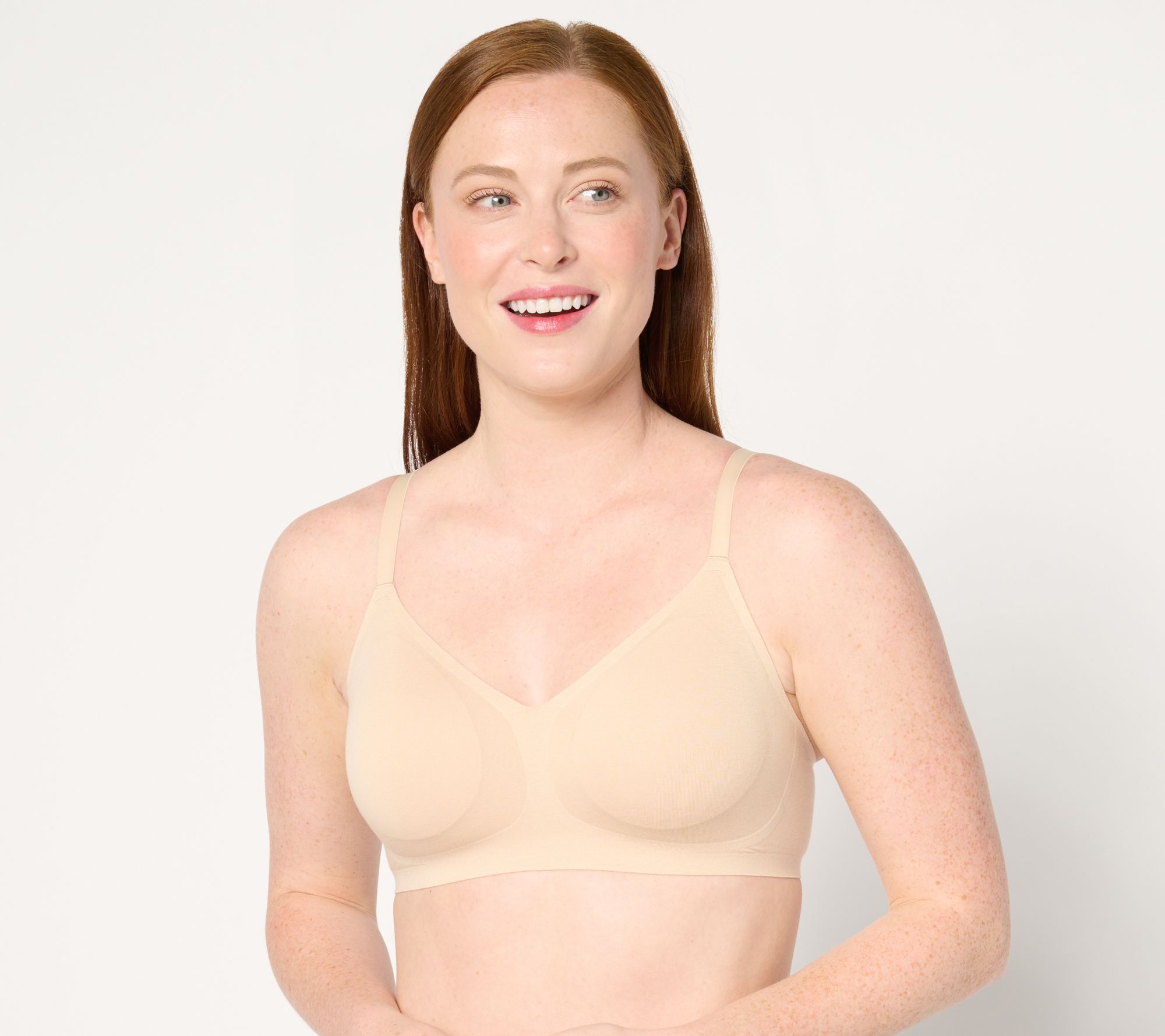 "As Is" Cuddl Duds Intimates Cotton Core Bonded Lounge Bra