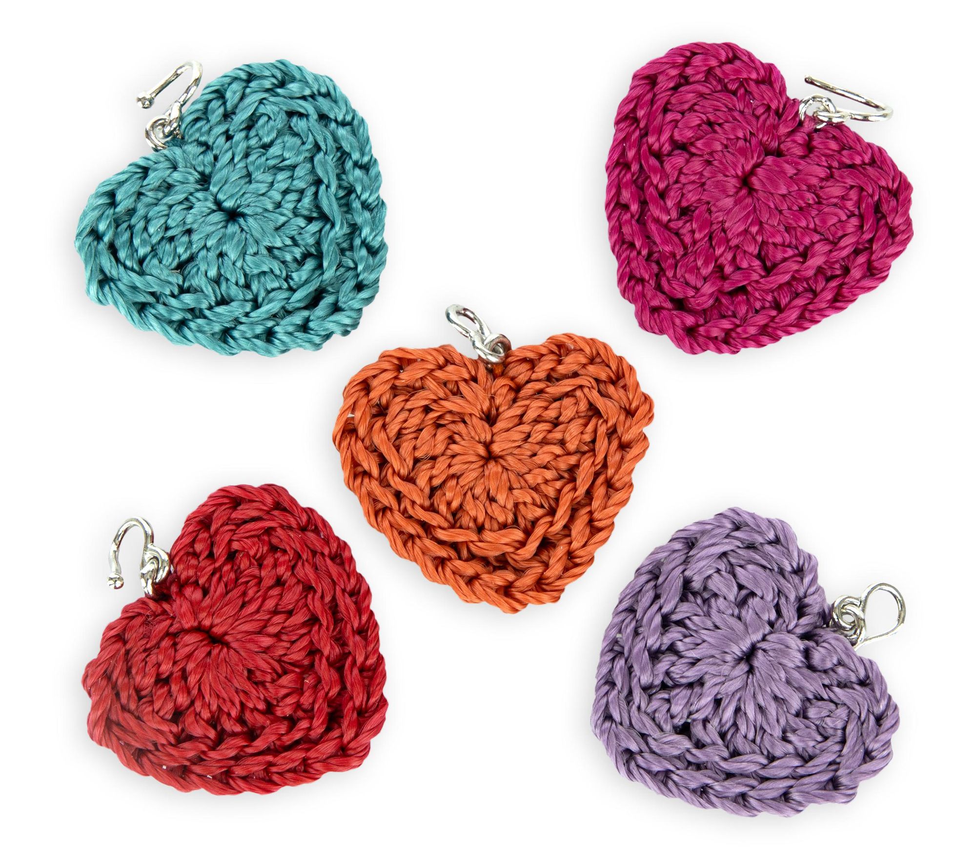 The Sak Crochet Small Set of 5 Bag Charms