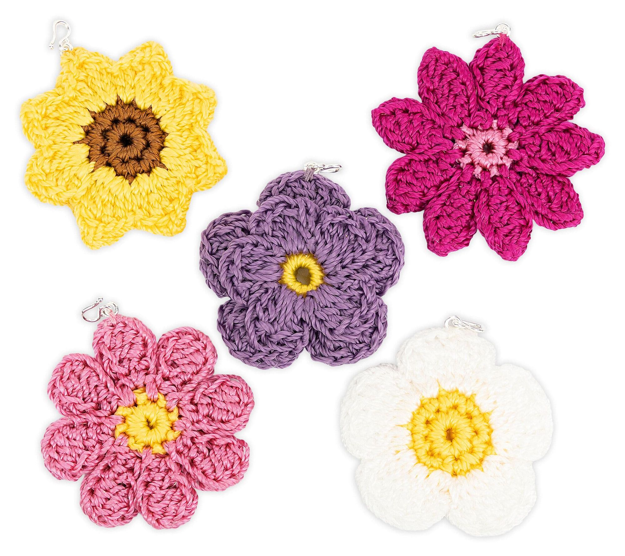 The Sak Crochet Small Set of 5 Bag Charms