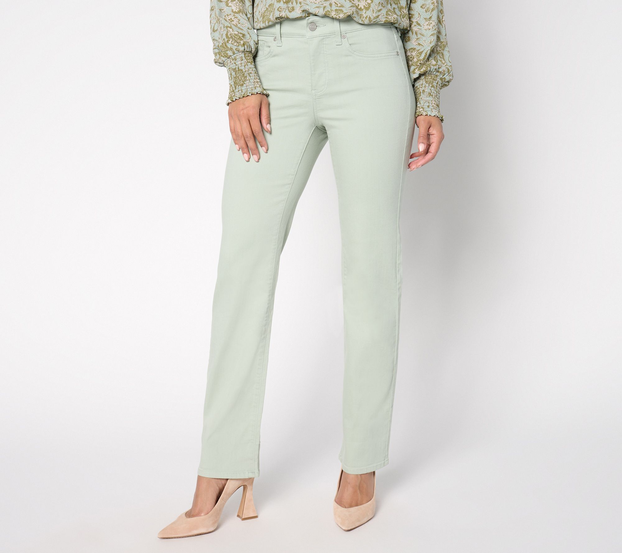 "As Is" NYDJ Marilyn Petite Straight Leg Jean with Sure Stretch